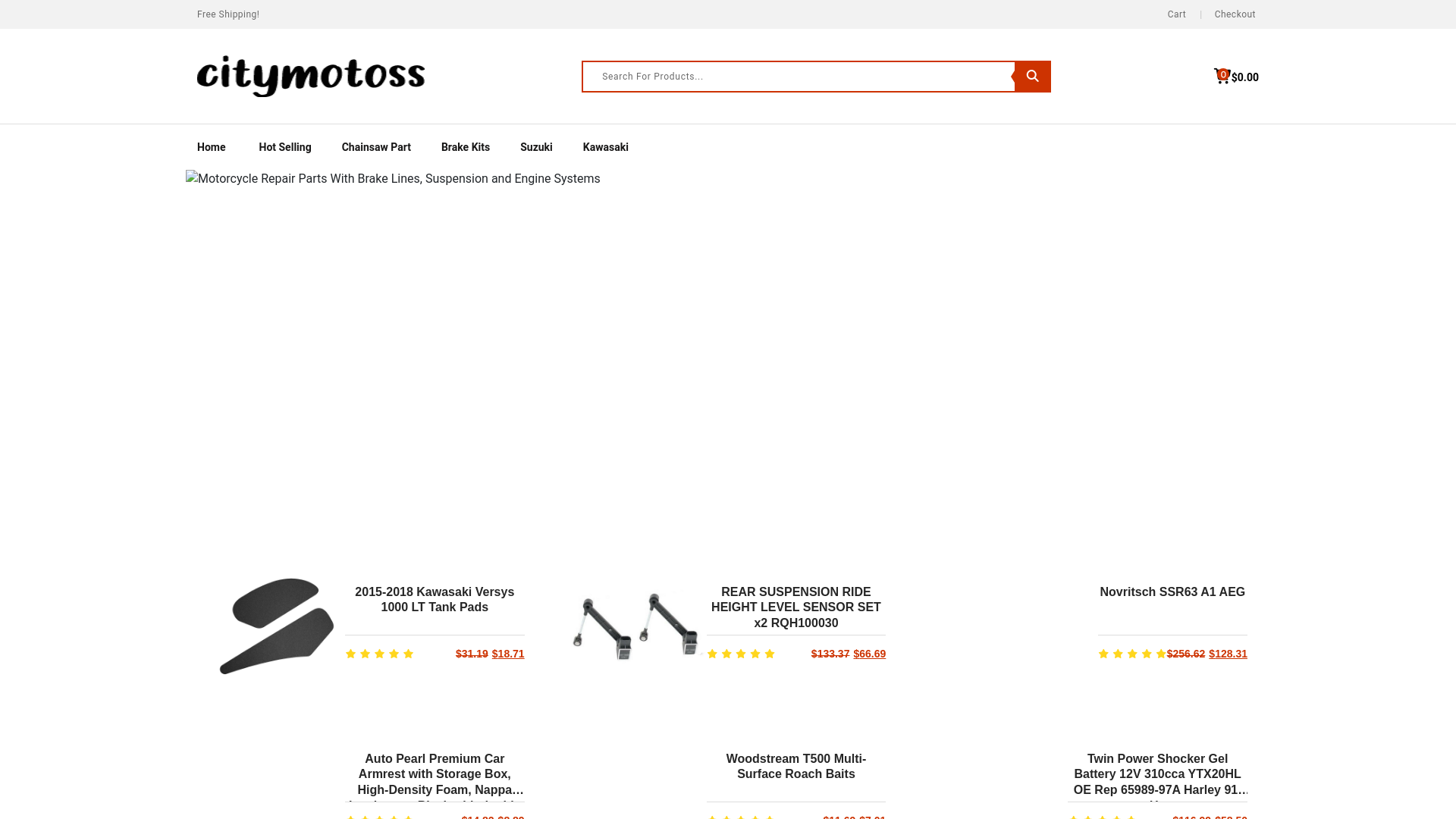 website screenshot of https://citymotoss.com/
