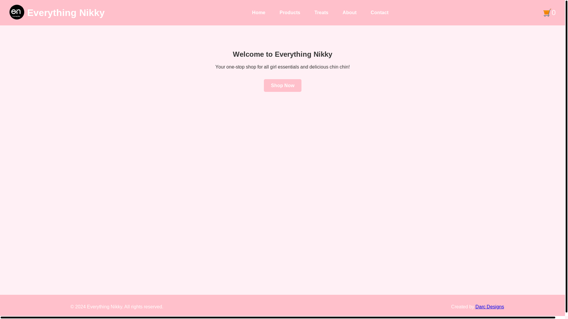 website screenshot of https://everythingnikky.name.ng/