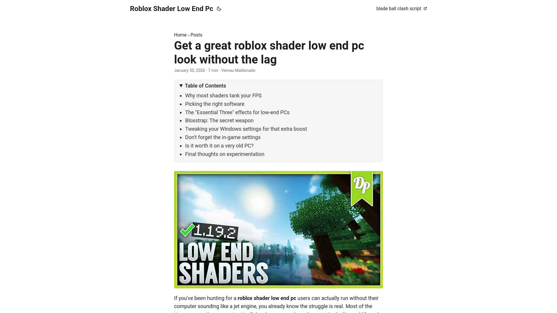website screenshot of https://roblox-shader-low-end-pc.pages.dev/