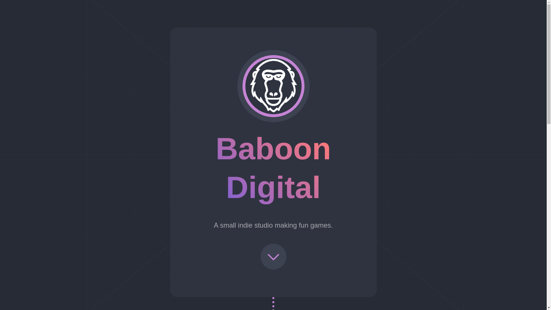 website screenshot of https://baboondigital.net/
