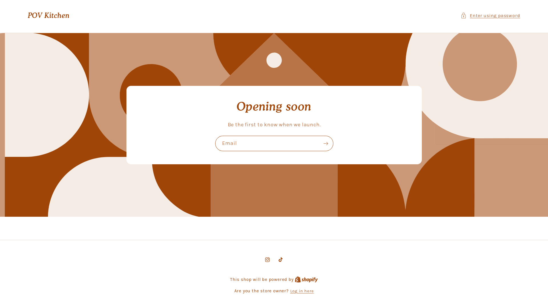 website screenshot of https://povkitchen.store/
