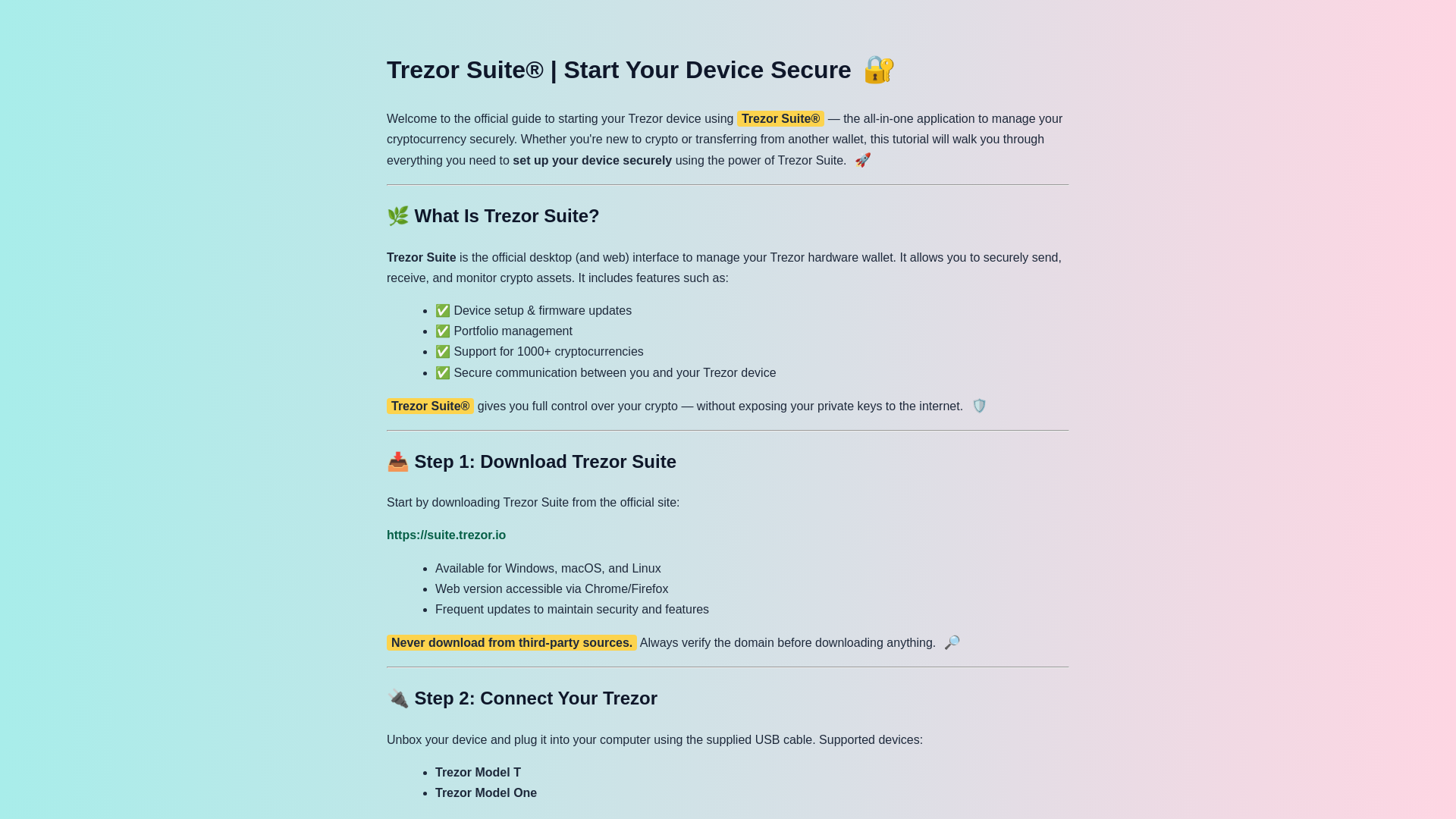 website screenshot of https://tezor-suite--web.pages.dev