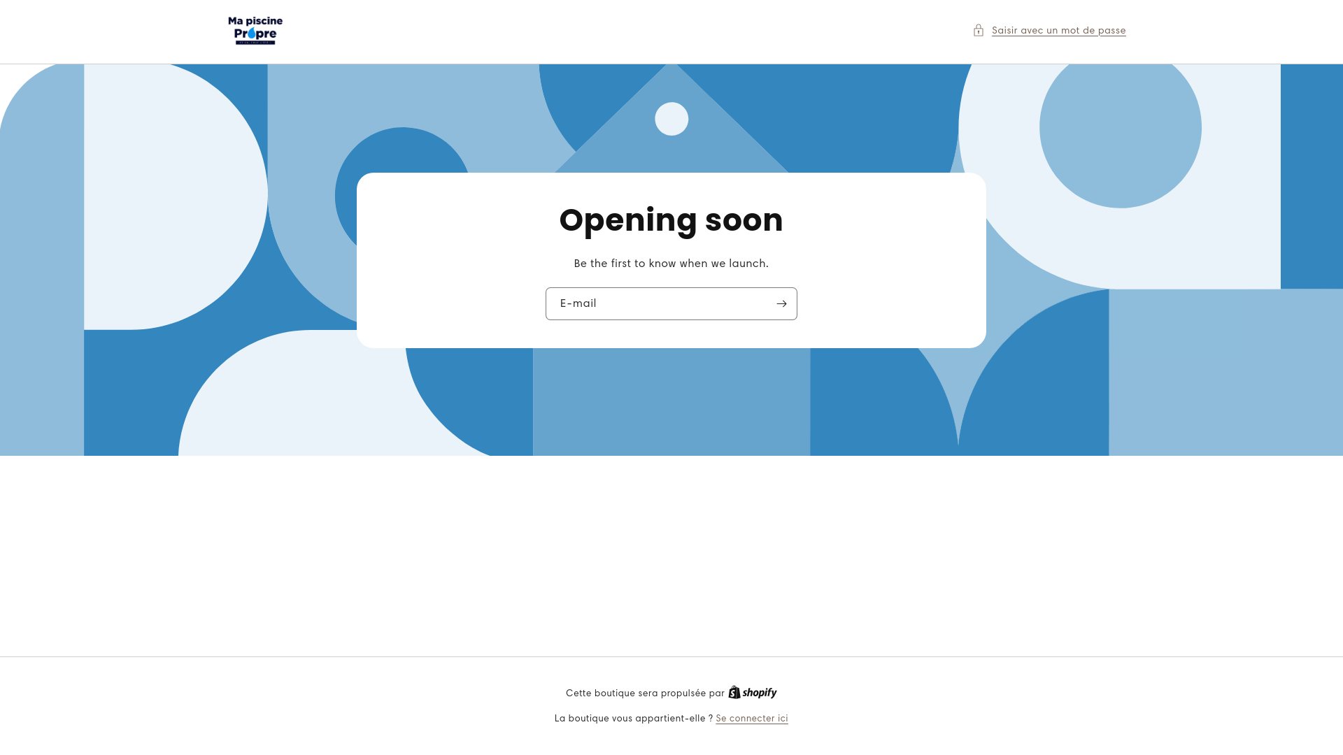 website screenshot of https://mapiscinepropre.fr/