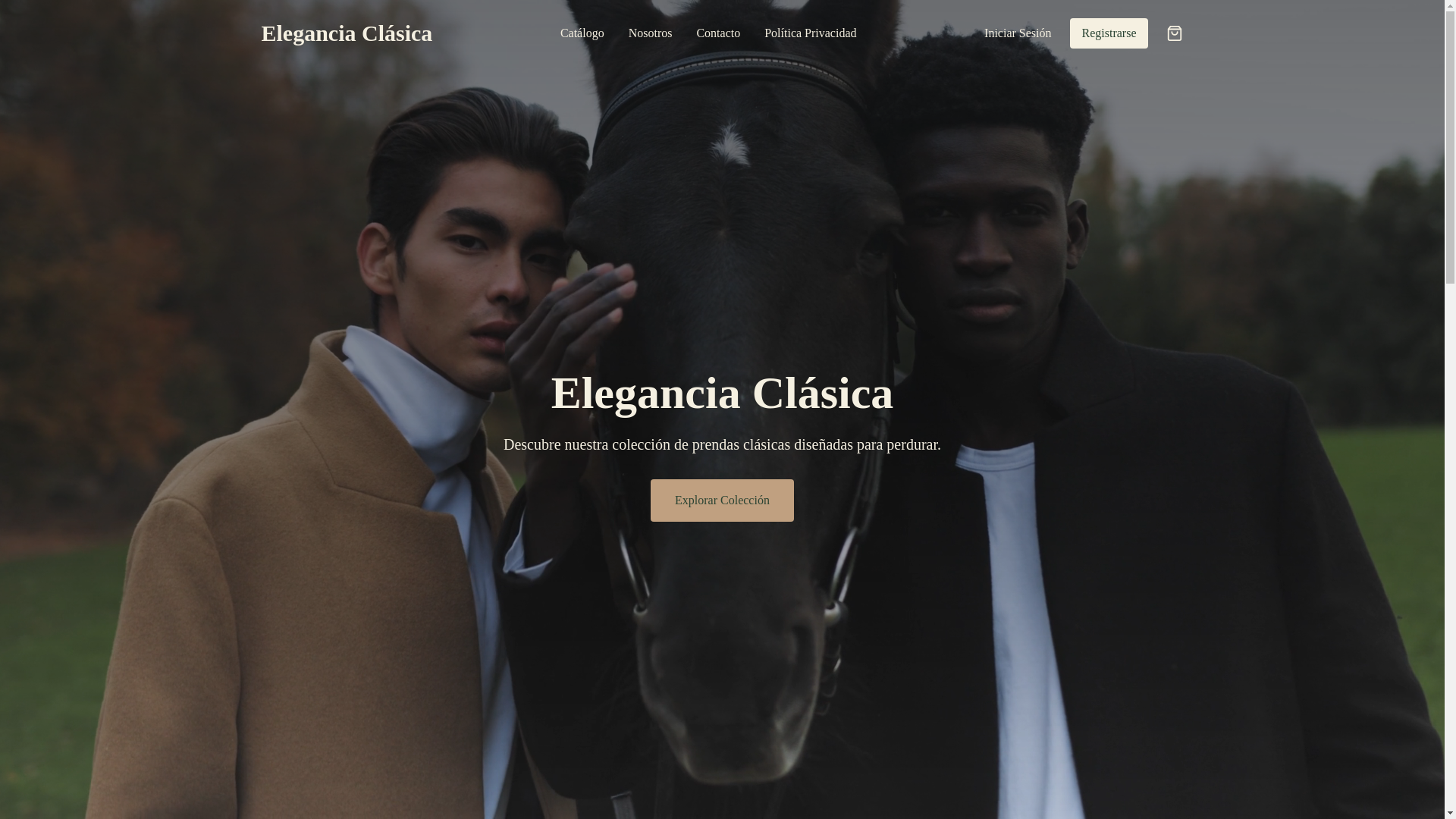 website screenshot of https://elegancia.pages.dev/