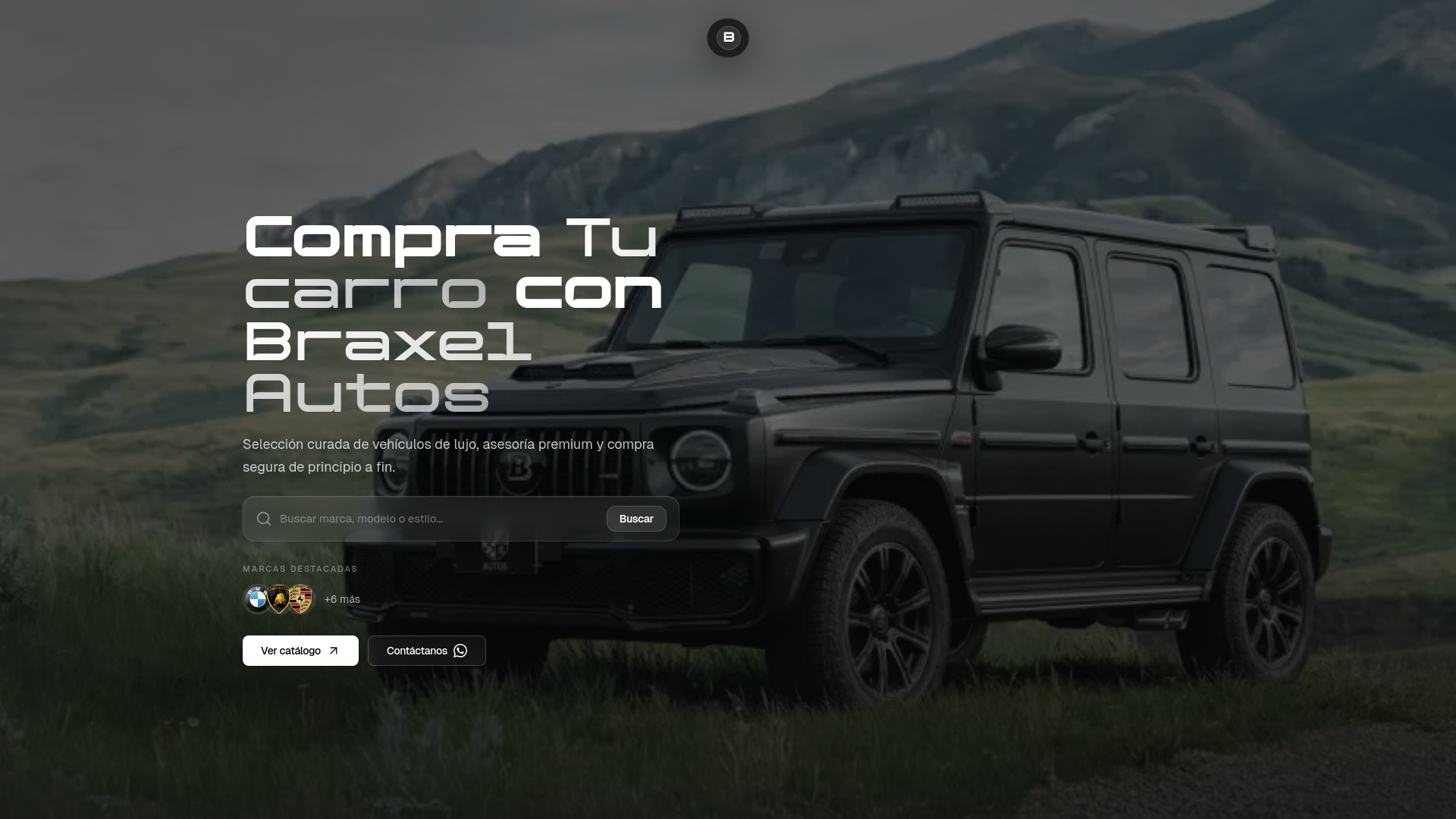 website screenshot of https://autosbraxel.xyz