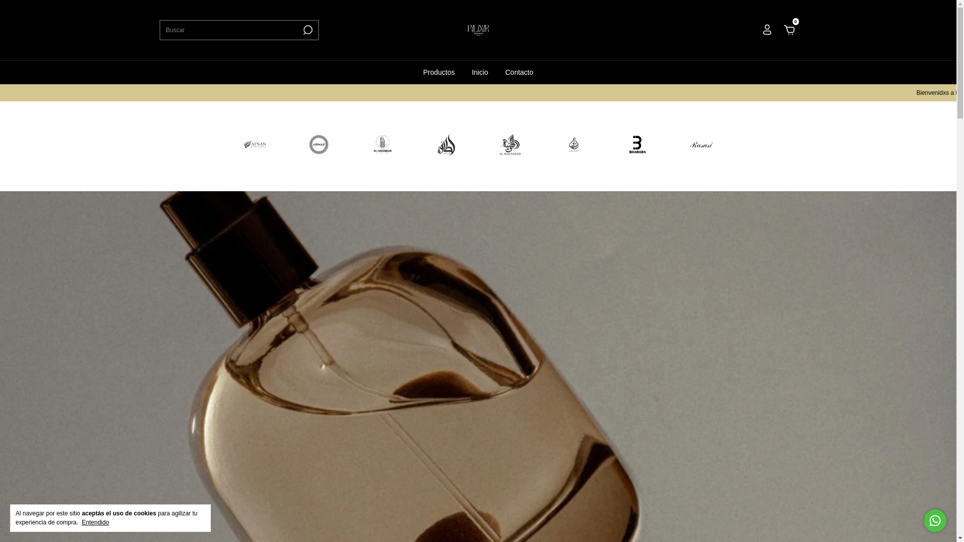 website screenshot of https://pilixirfragancias.ar/