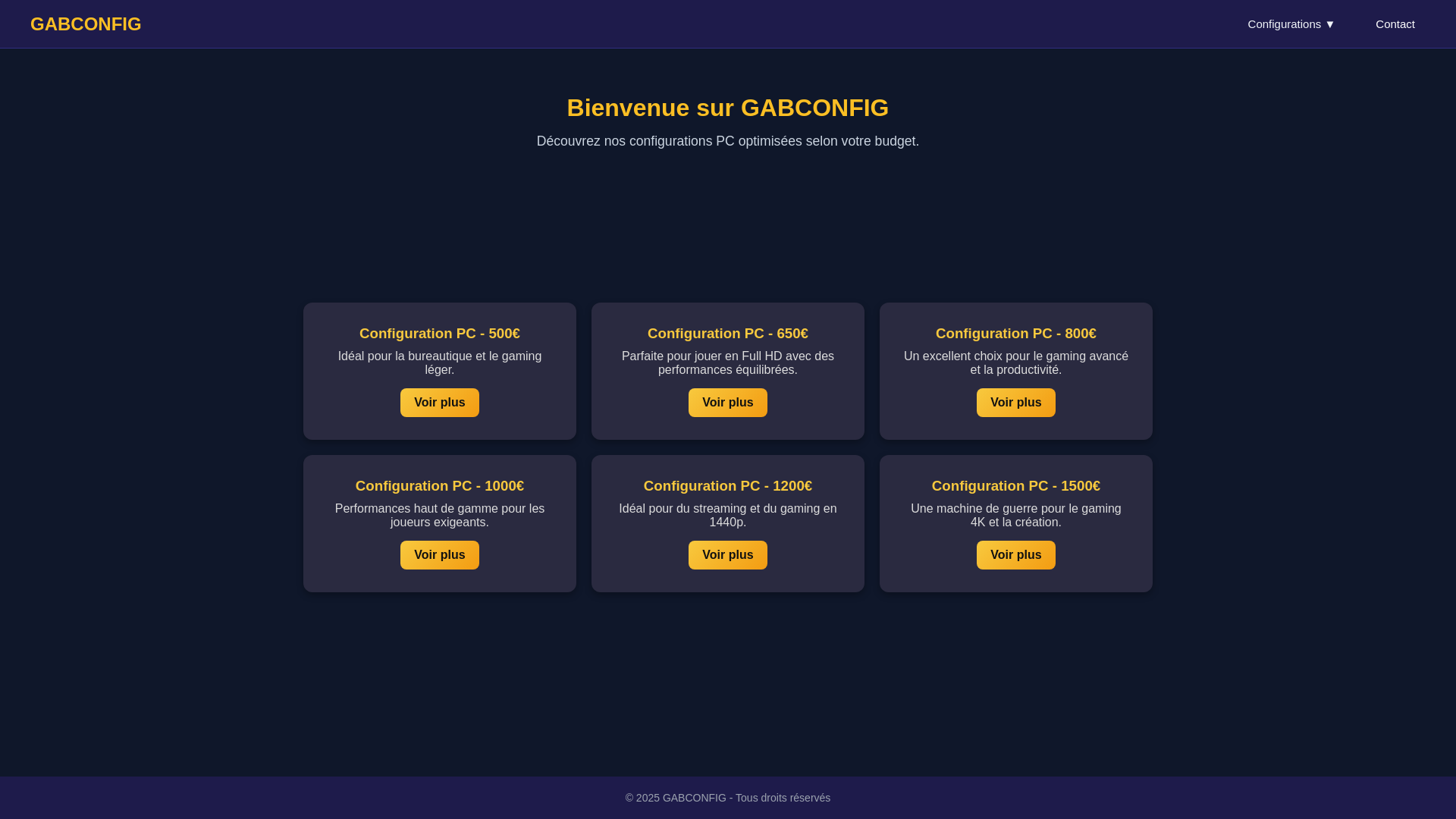 website screenshot of https://gabitech.fr/