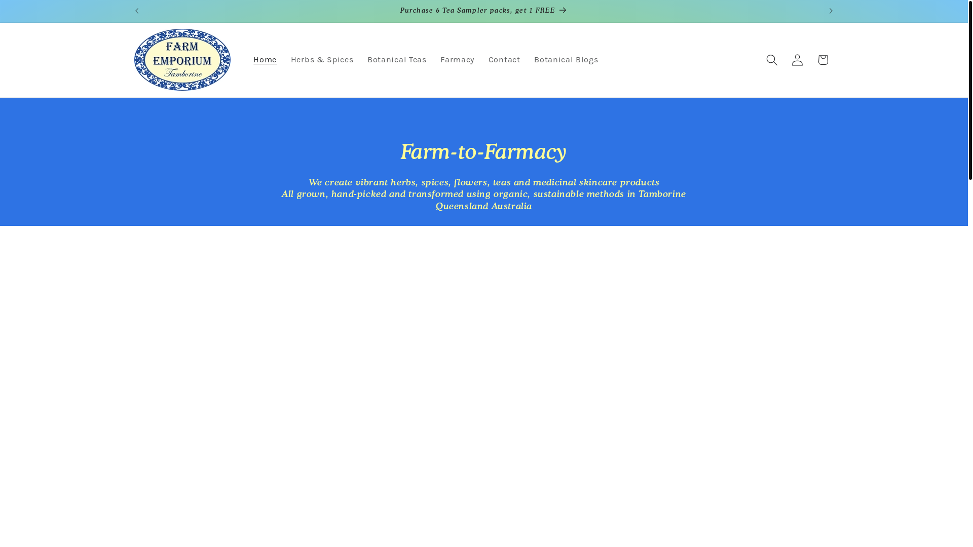 website screenshot of https://farmemporium.com.au/