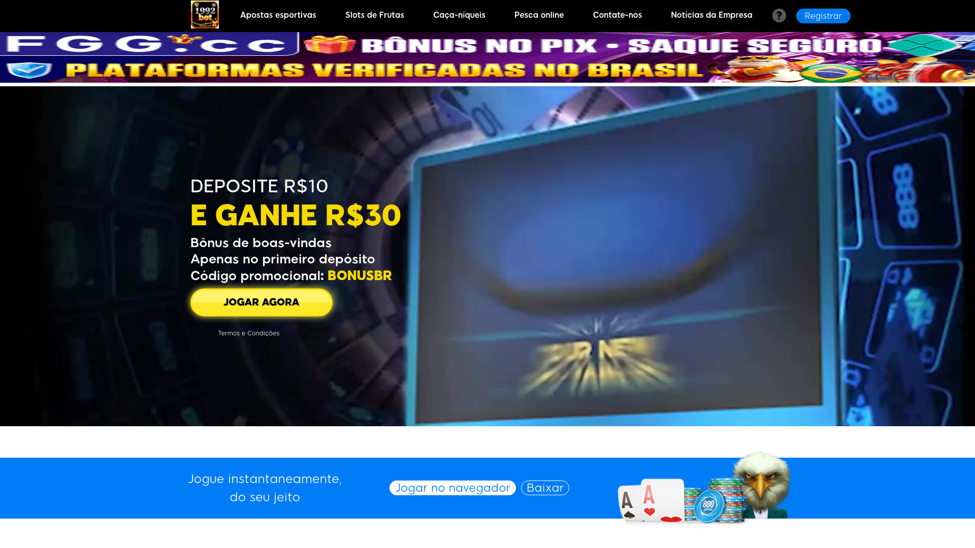 website screenshot of https://1992betin.com