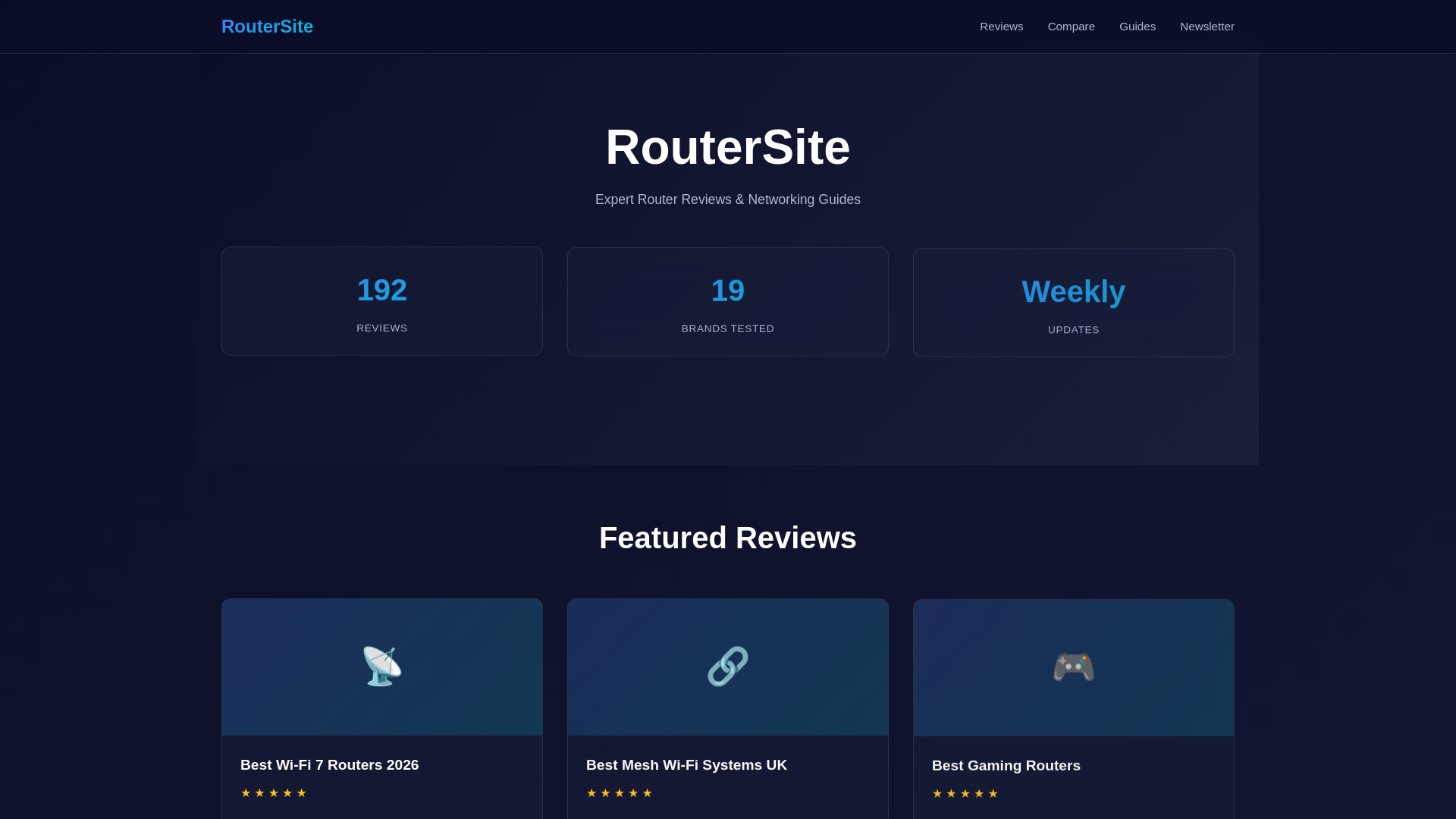 website screenshot of https://routersite.pages.dev/
