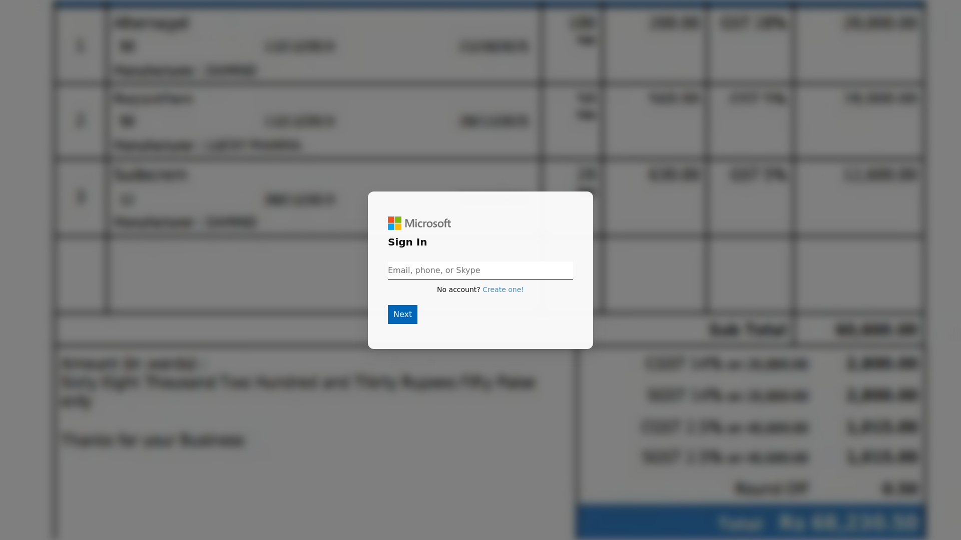 website screenshot of https://theoceanac.online/factura/