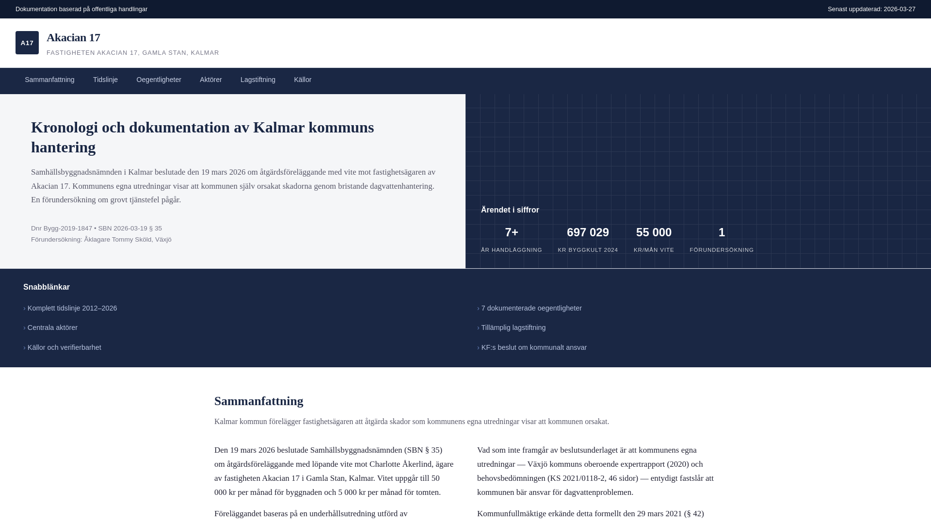 website screenshot of https://akacian.com/