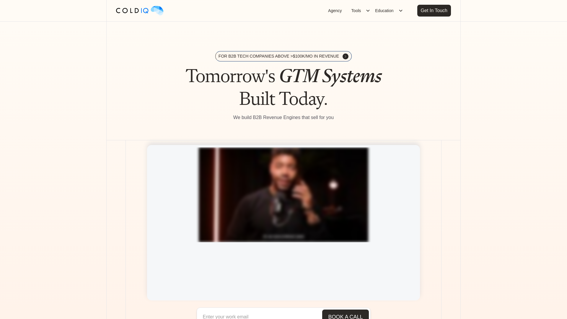 website screenshot of https://coldiqtechnetwork.com/