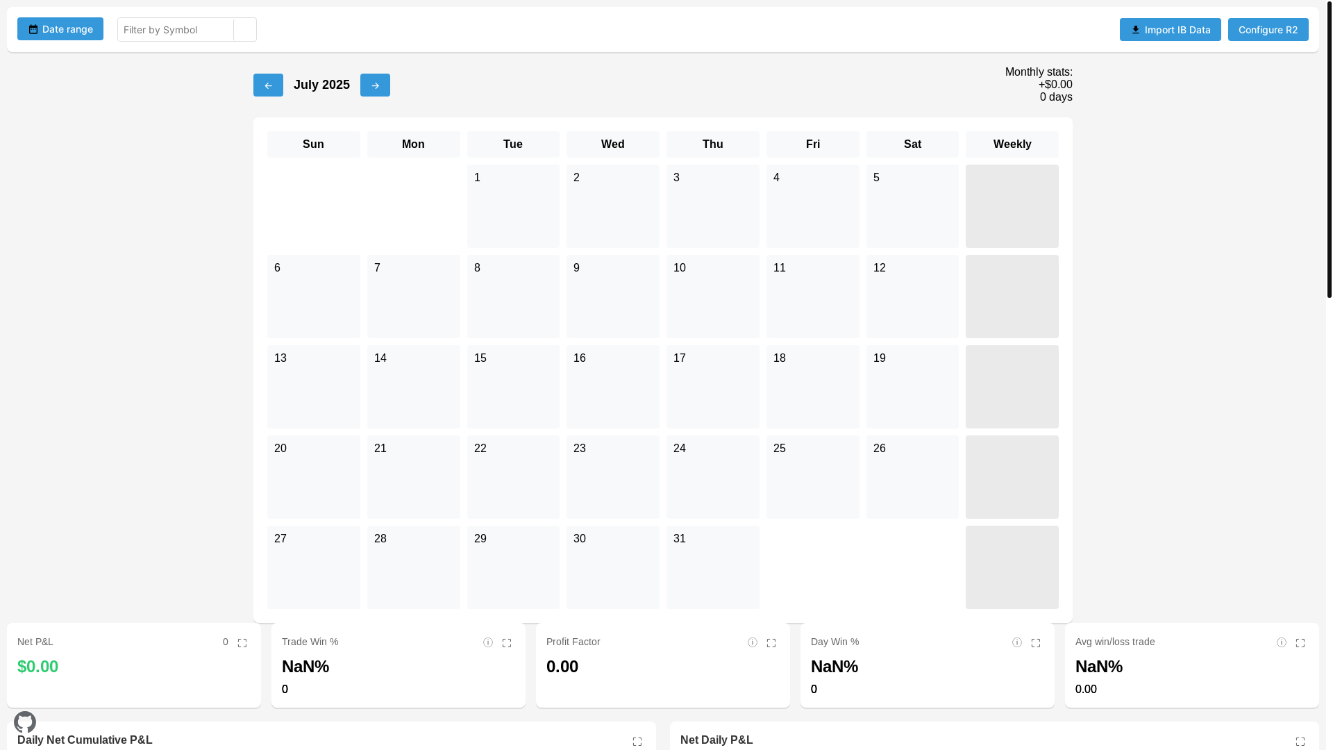 website screenshot of https://pnlcalendar.pages.dev/