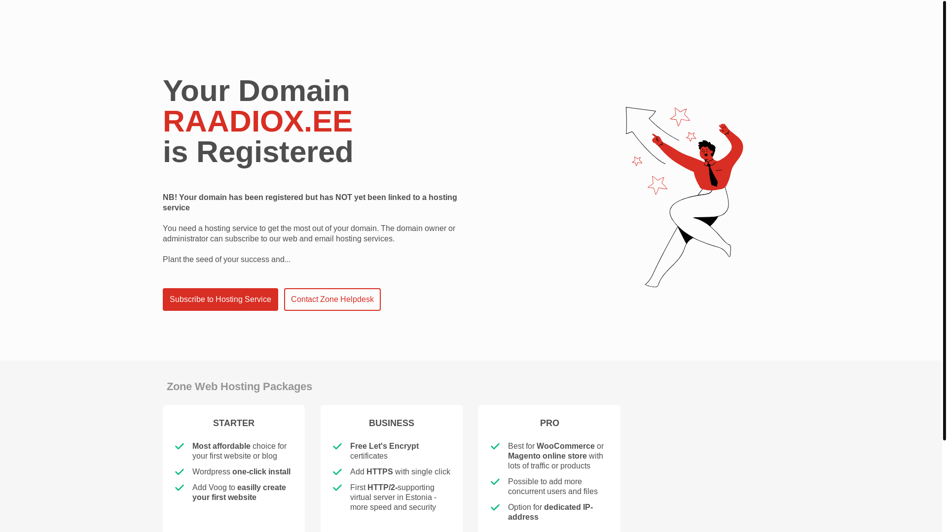 website screenshot of https://raadiox.ee/