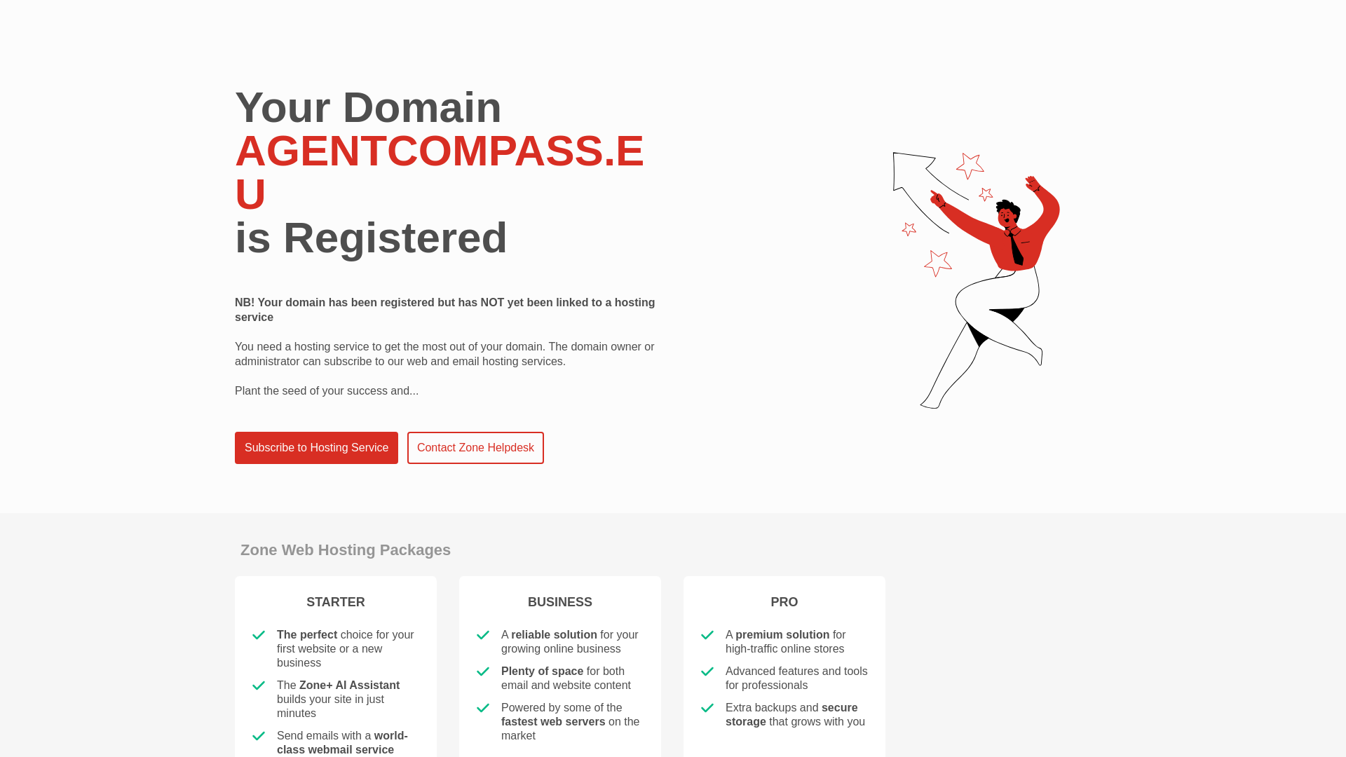 website screenshot of https://agentcompass.eu/