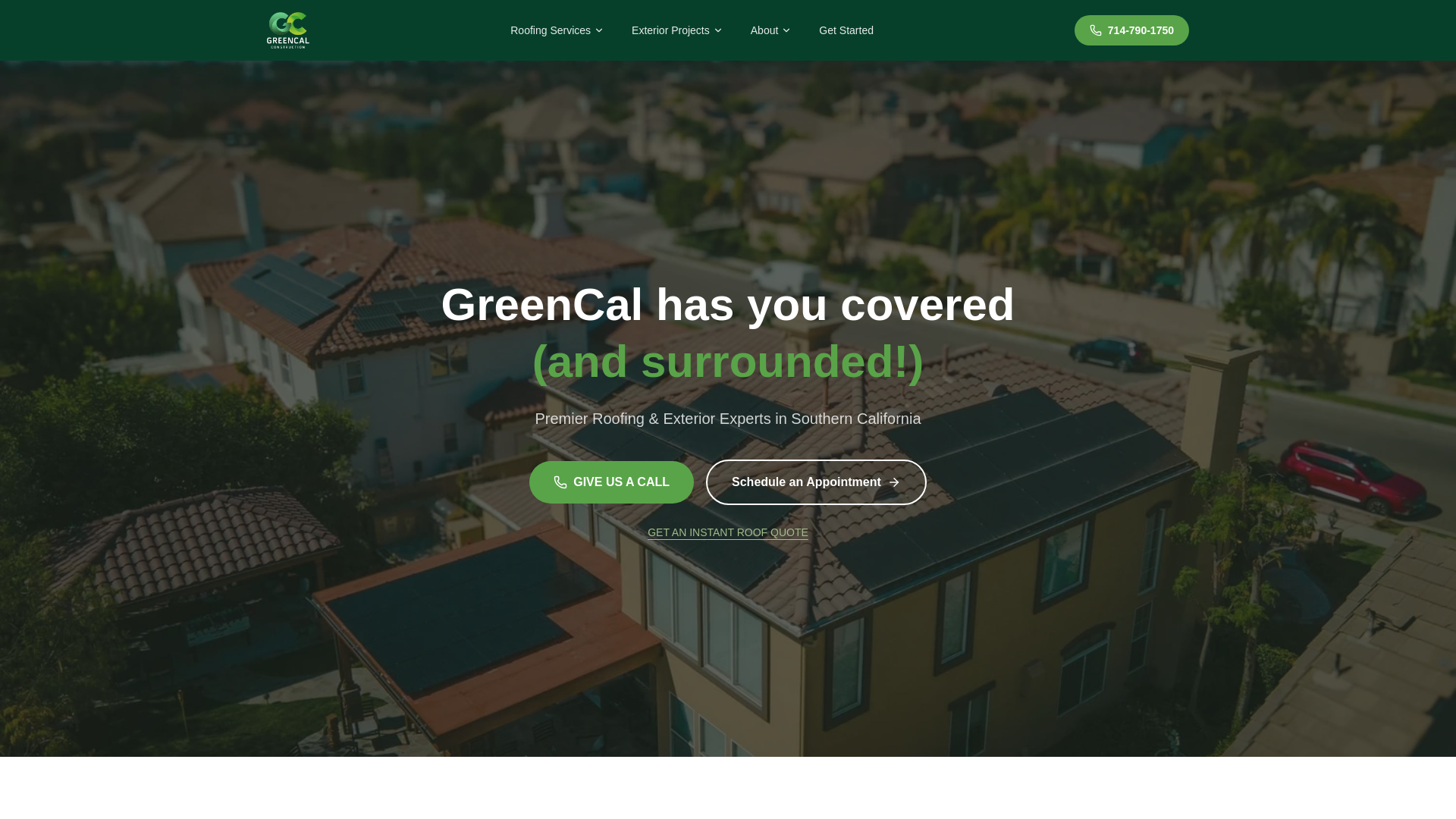 website screenshot of https://greencal-website.pages.dev/