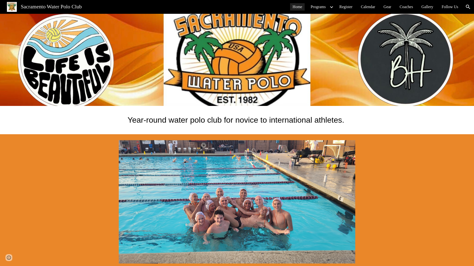 website screenshot of https://sacramentowaterpoloclub.com/