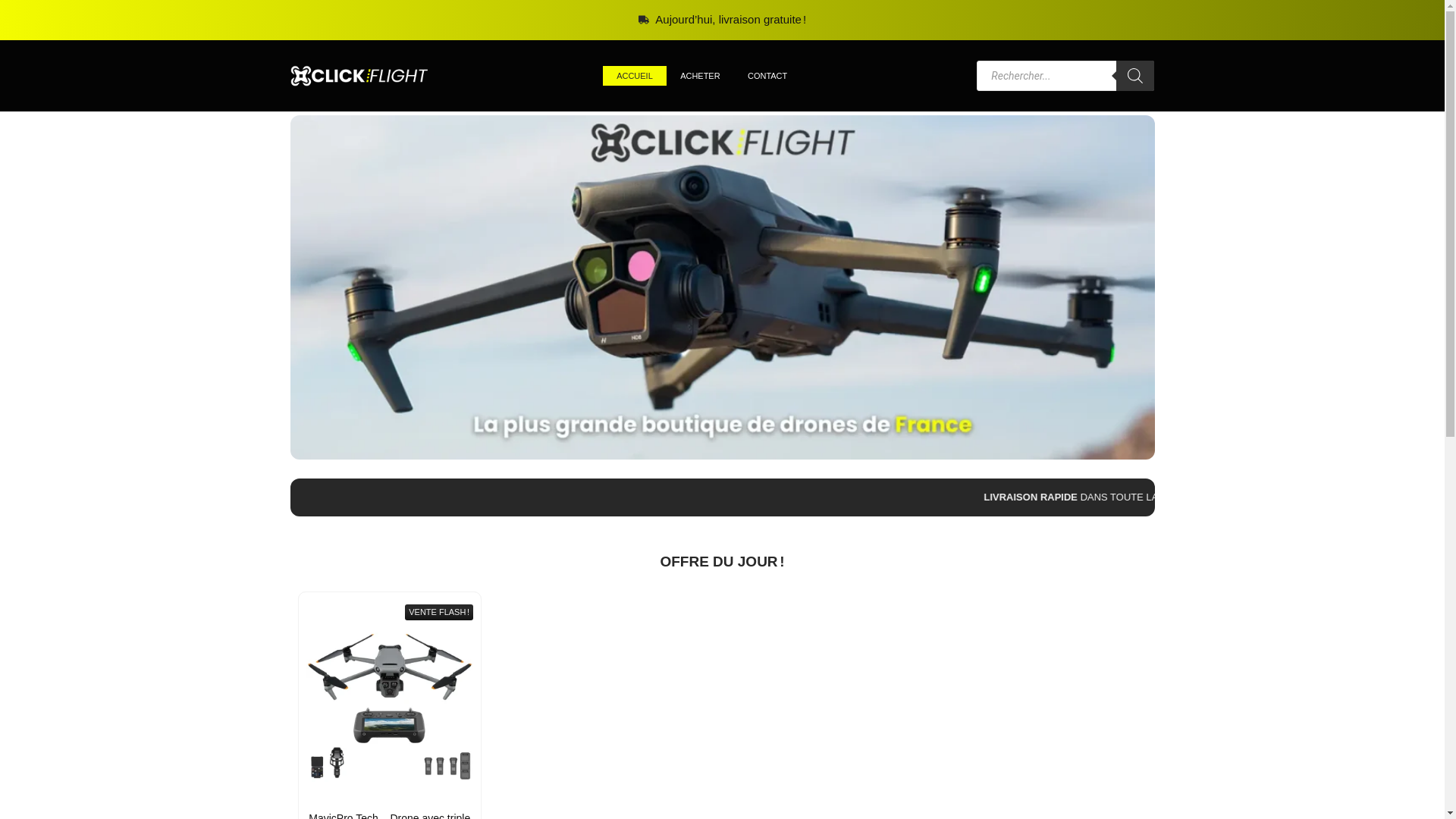 website screenshot of https://clicktech-fr.com/