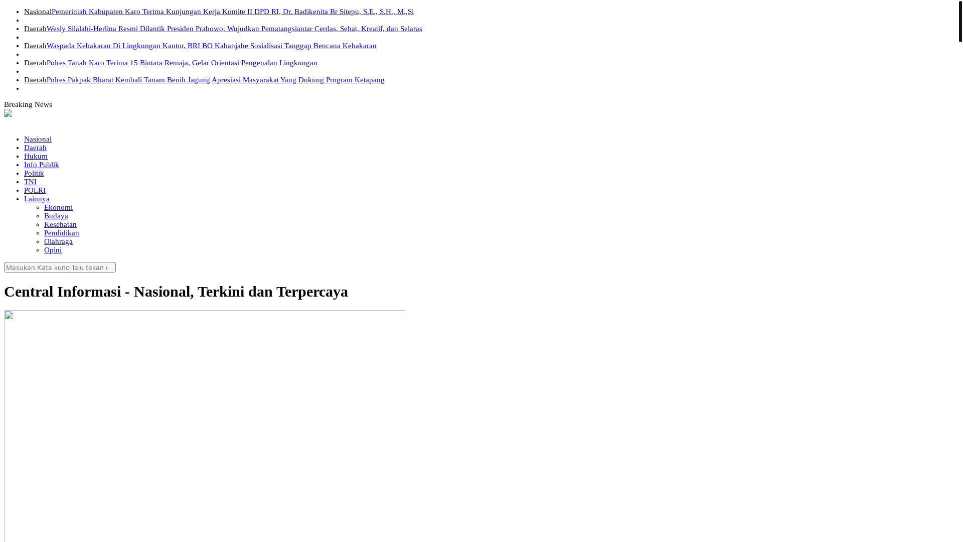 website screenshot of https://centralinformasi.id/