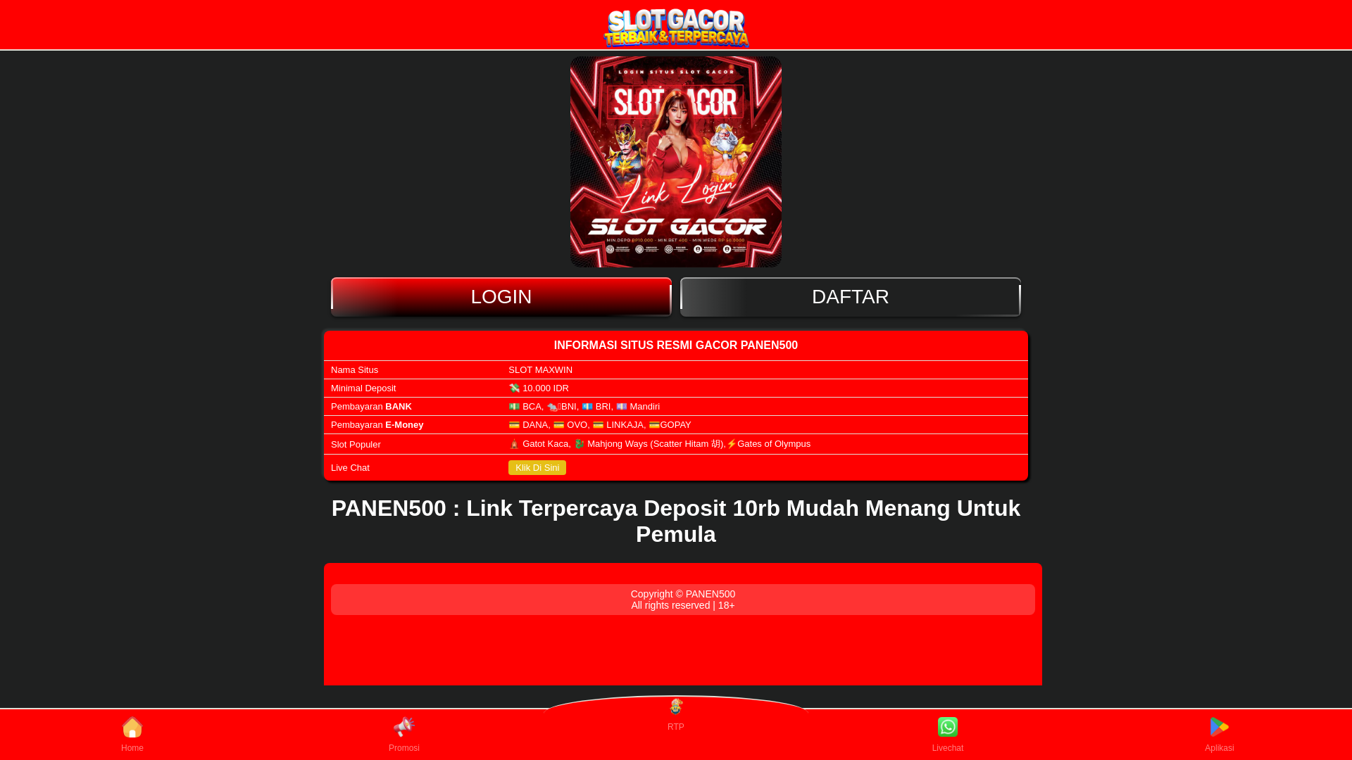 website screenshot of https://semoga-maju-ya.pages.dev/