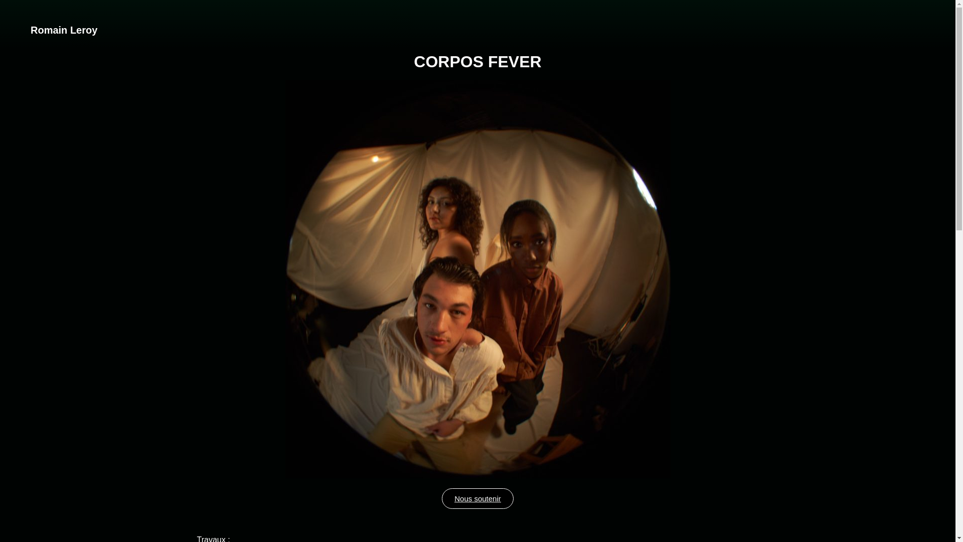 website screenshot of https://leroyromain.fr/