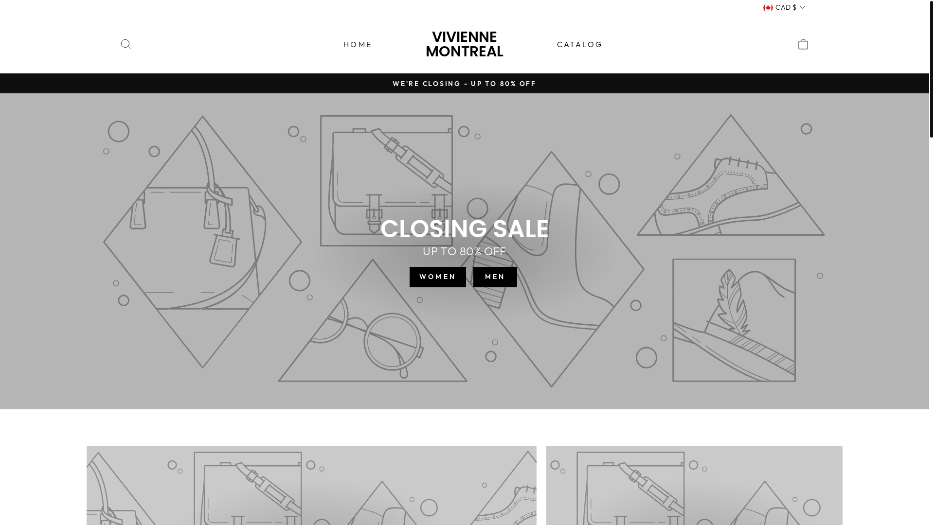 website screenshot of https://viviennemontreal.com/