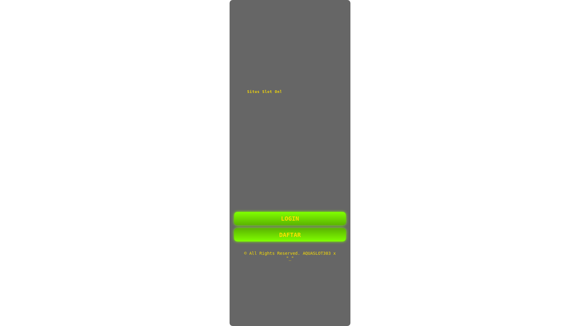 website screenshot of https://aquaslot303net.pages.dev/