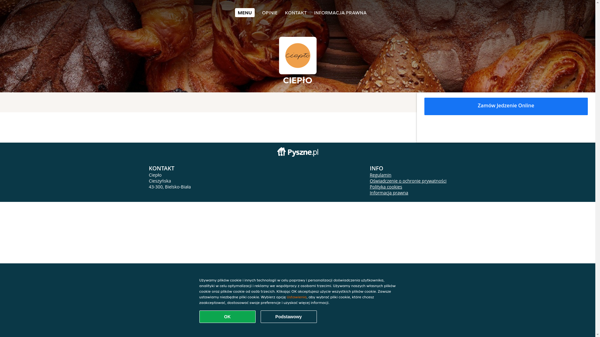 website screenshot of https://cieplo-bielsko-biala.pl/