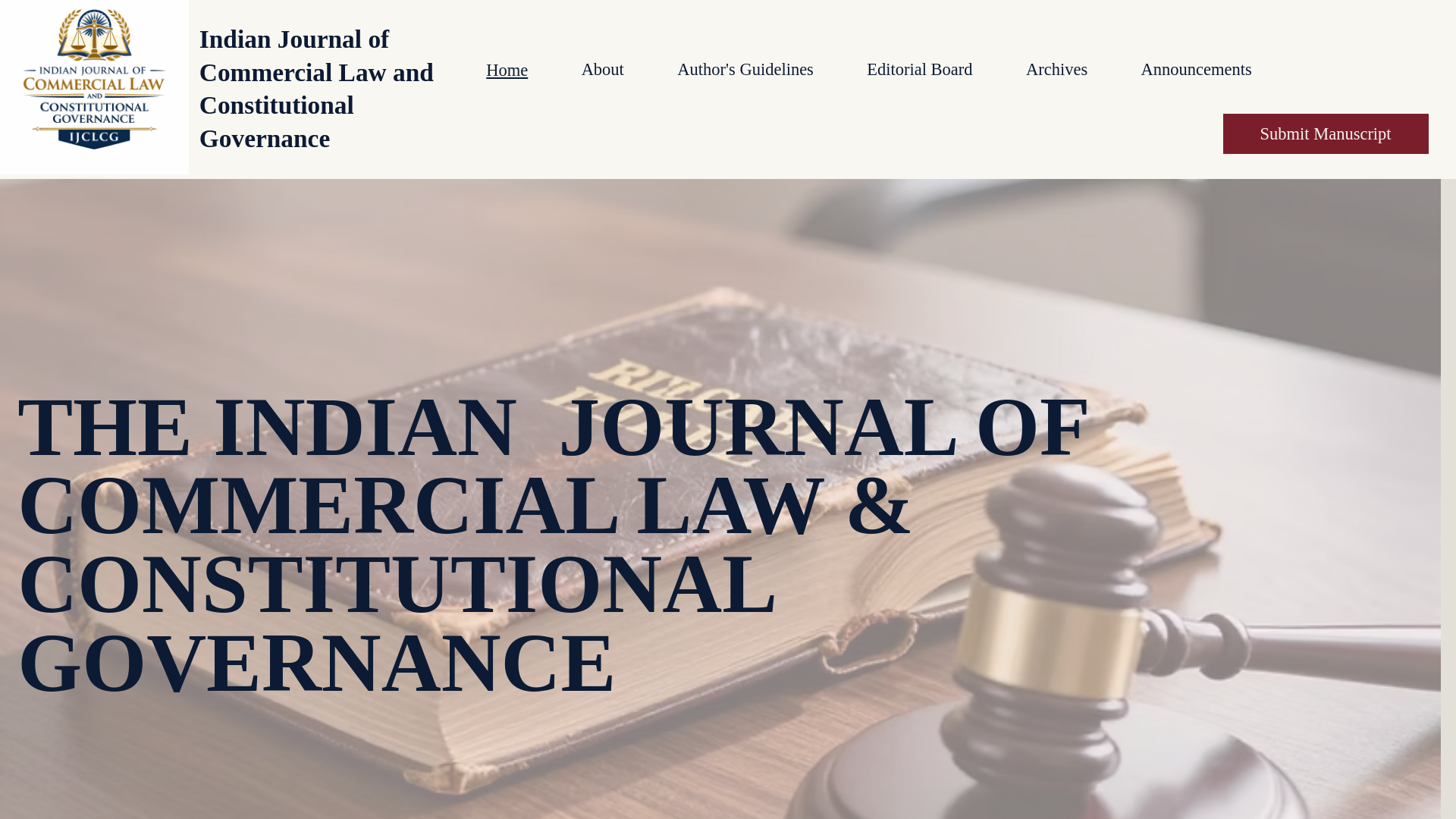 website screenshot of https://indianjournalofco.com/