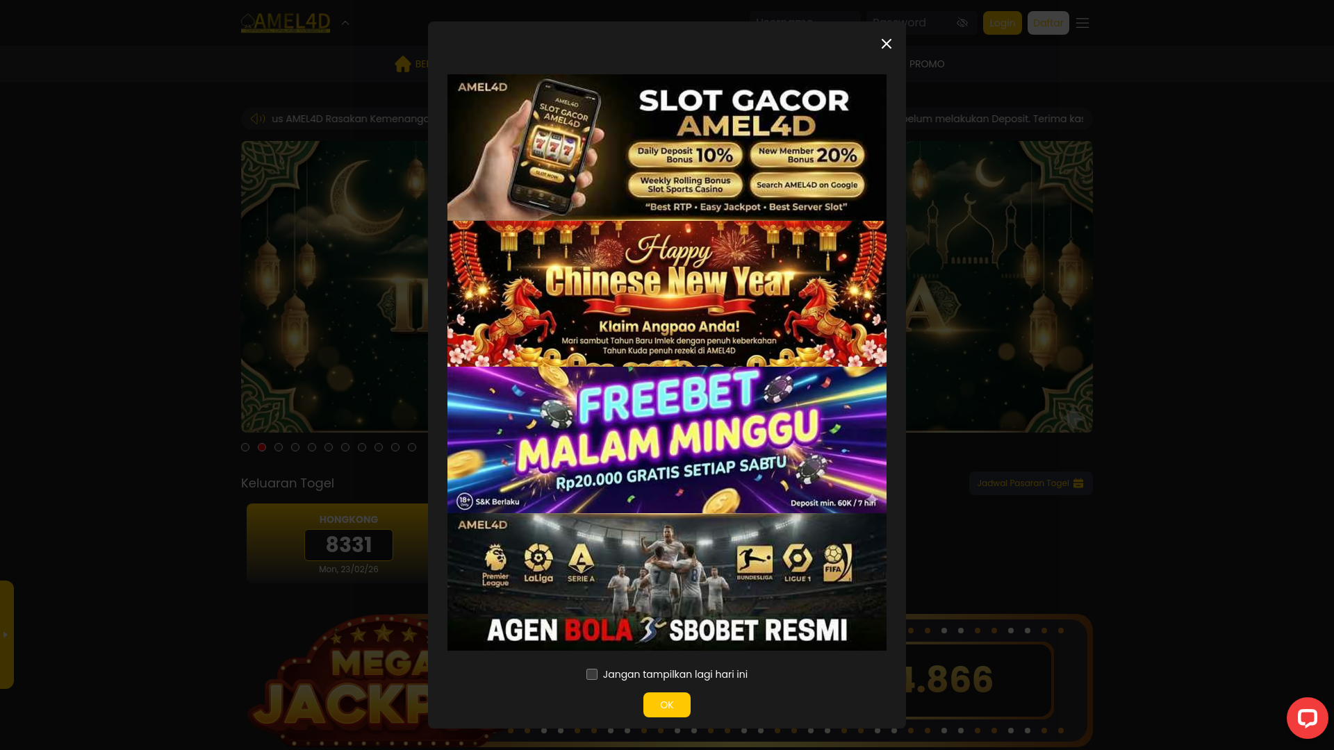 website screenshot of https://amelangpao.com/