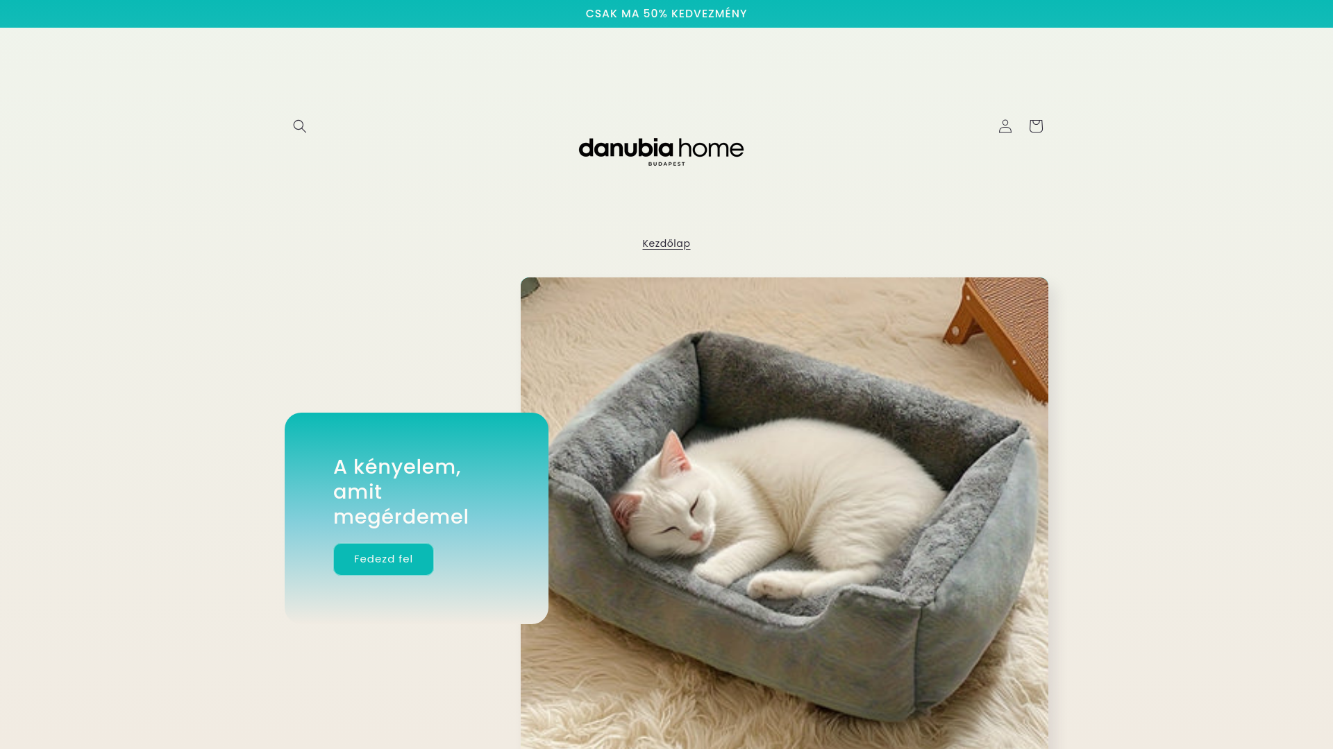 website screenshot of https://danubiahome.com/