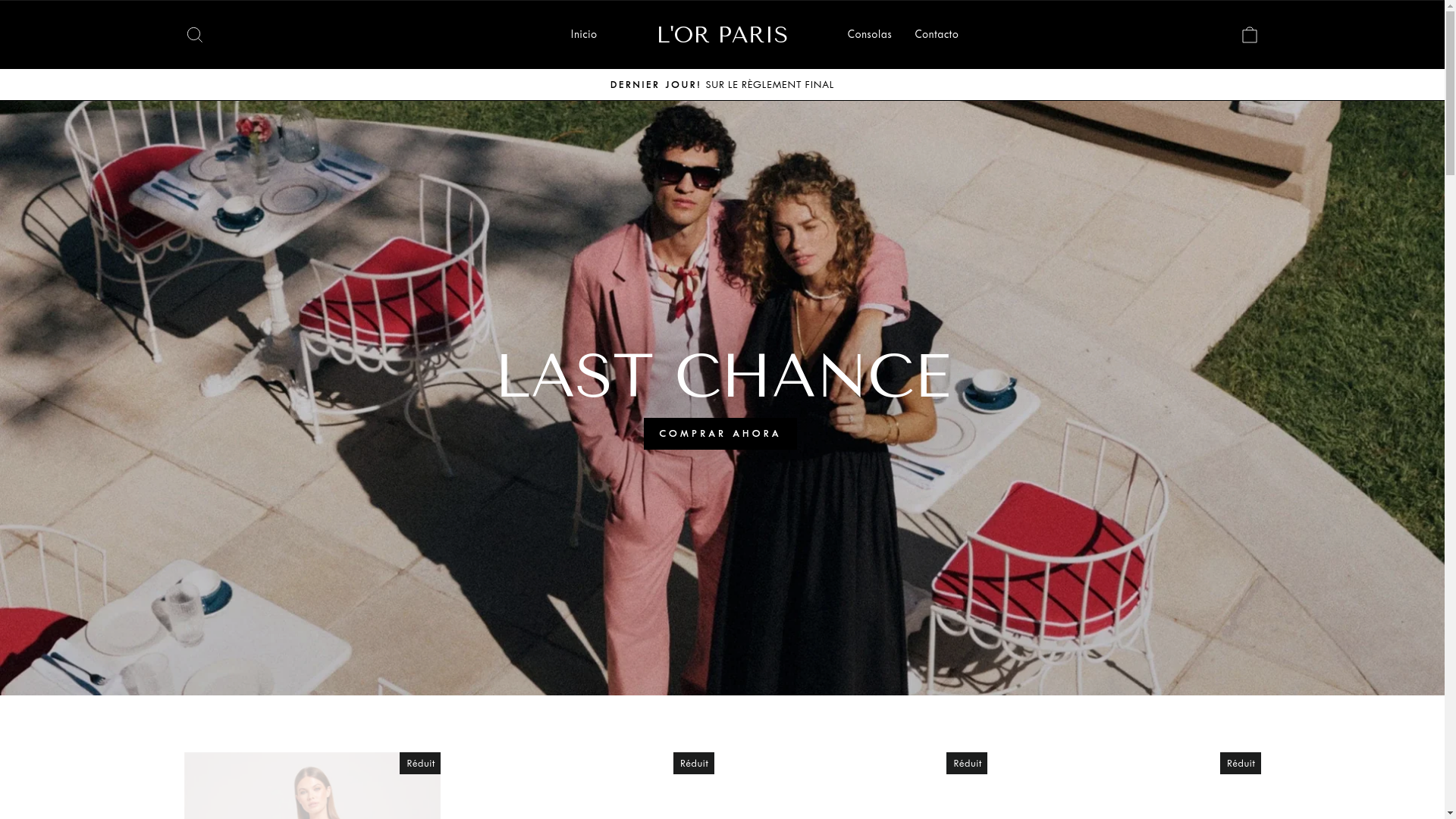 website screenshot of https://lorparisfr.com/