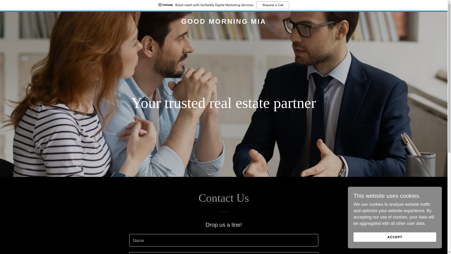 website screenshot of https://goodmorningmia.com/