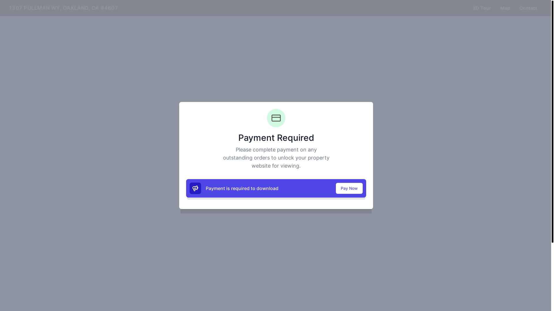 website screenshot of https://1307pullmanwy.com/