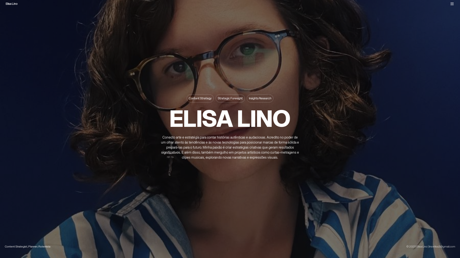 website screenshot of https://elisalino.pages.dev/