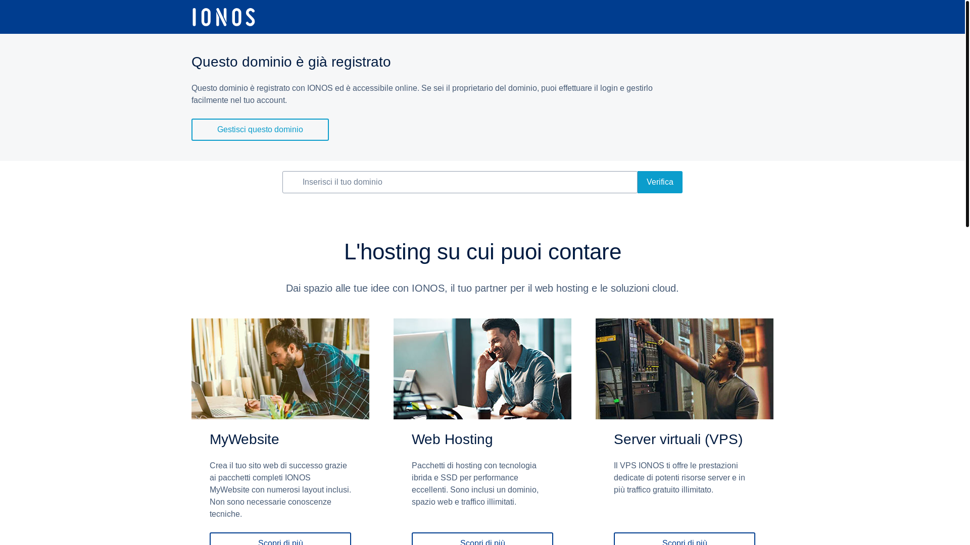 website screenshot of https://assistenza-3cx.it/