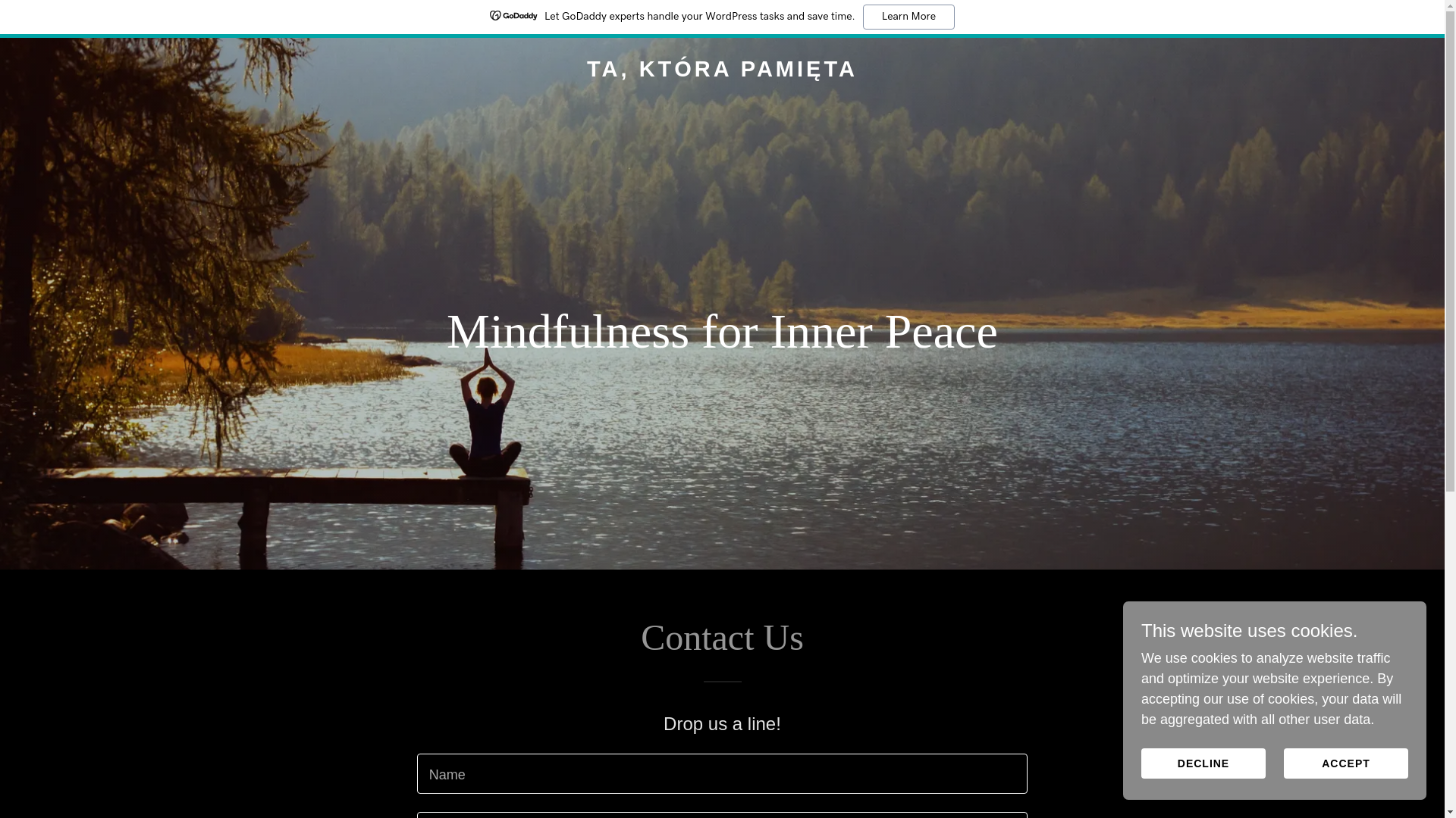 website screenshot of https://taktorapamieta.com/