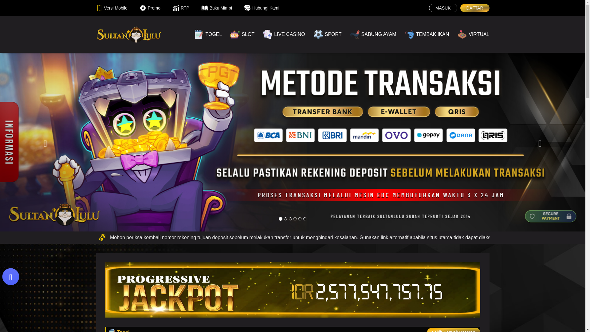 website screenshot of https://sultanlulu.pro/