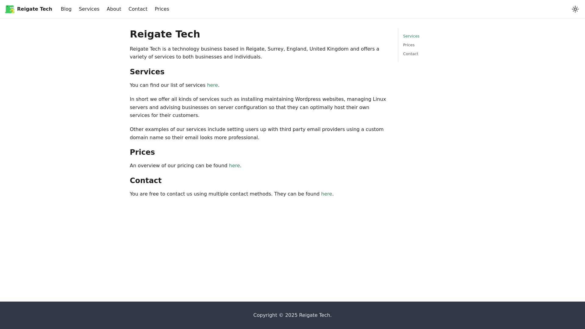 website screenshot of https://reigatetechcouk.pages.dev/