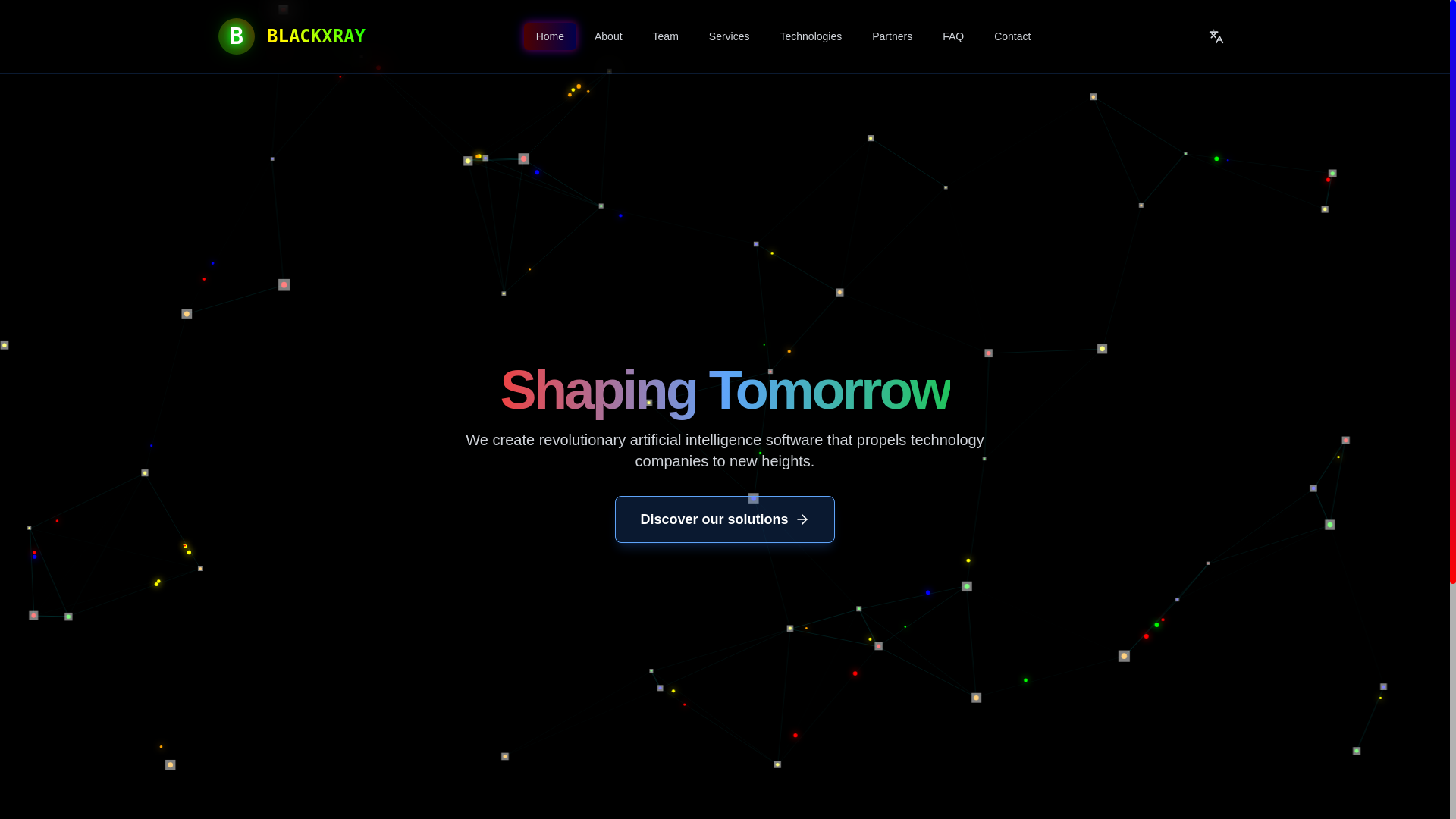 website screenshot of https://blackxraytech.com/