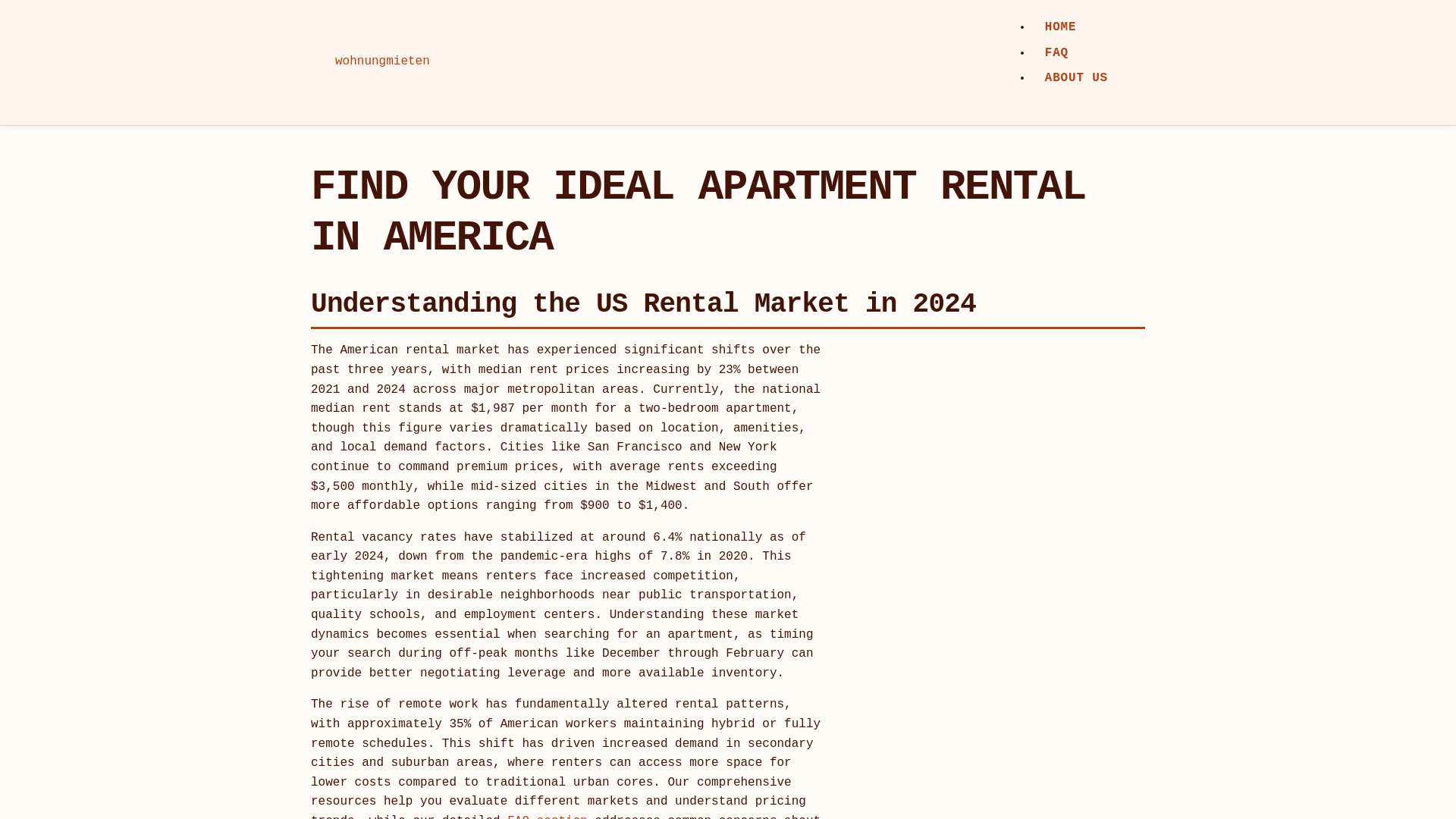 website screenshot of https://wohnungmieten-xyz.pages.dev/