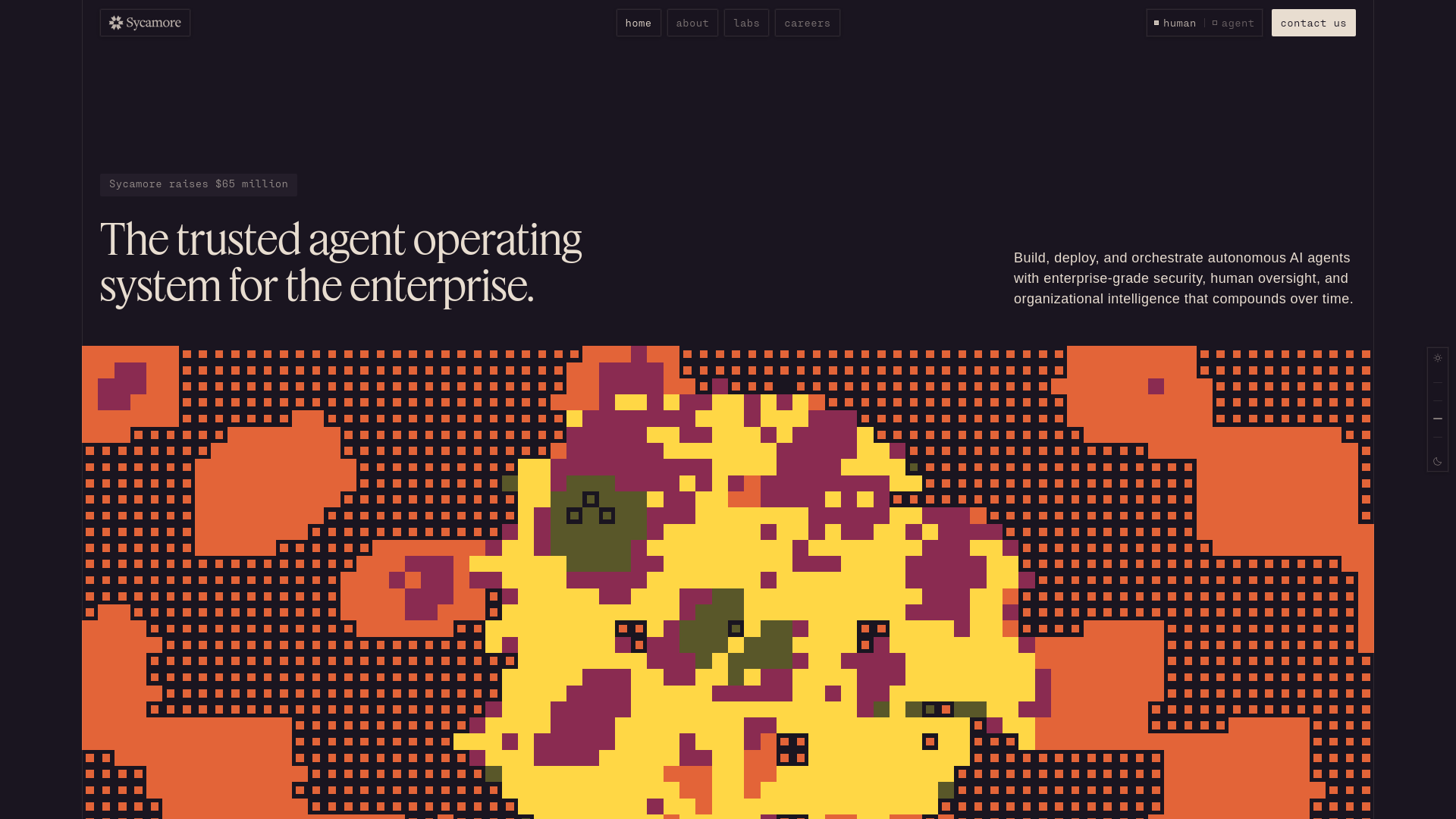website screenshot of https://sycamorestack.dev/