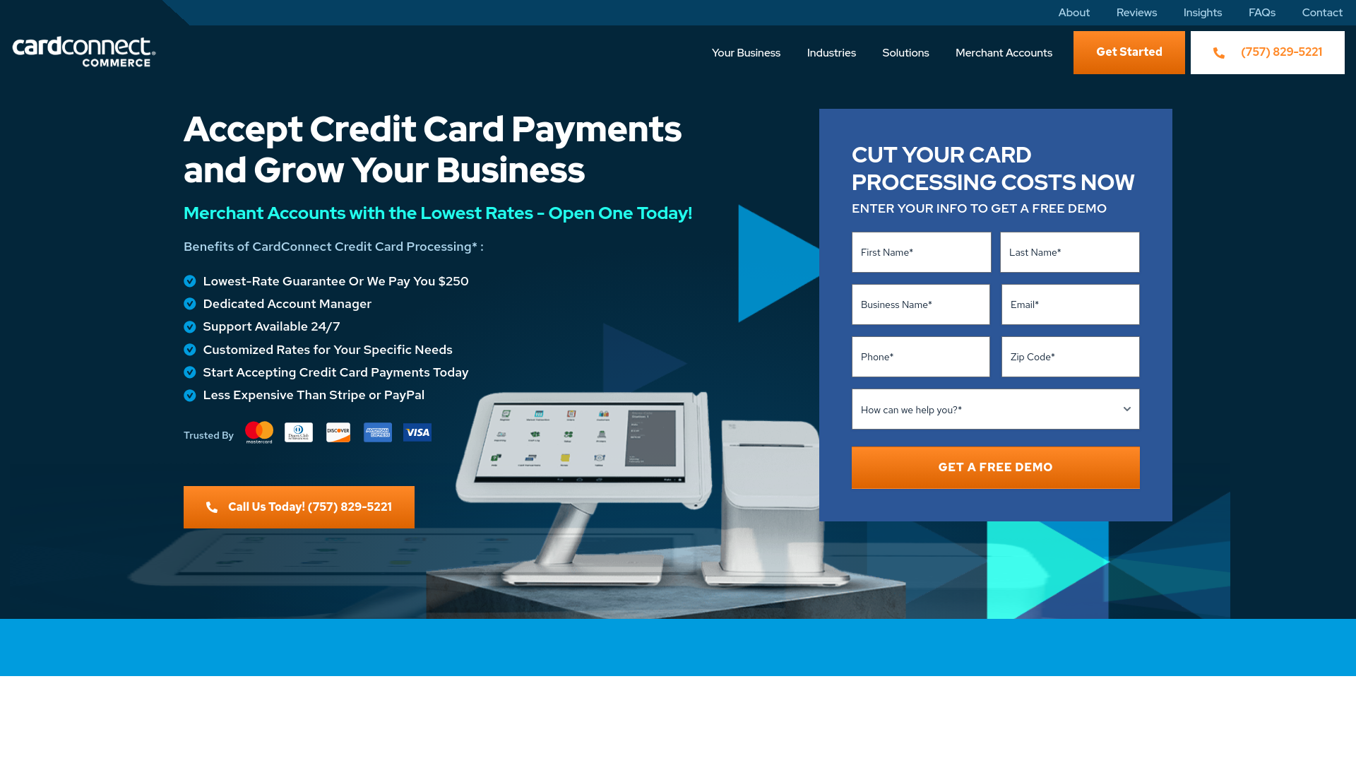 website screenshot of https://myusecardconnectcommercely.com/