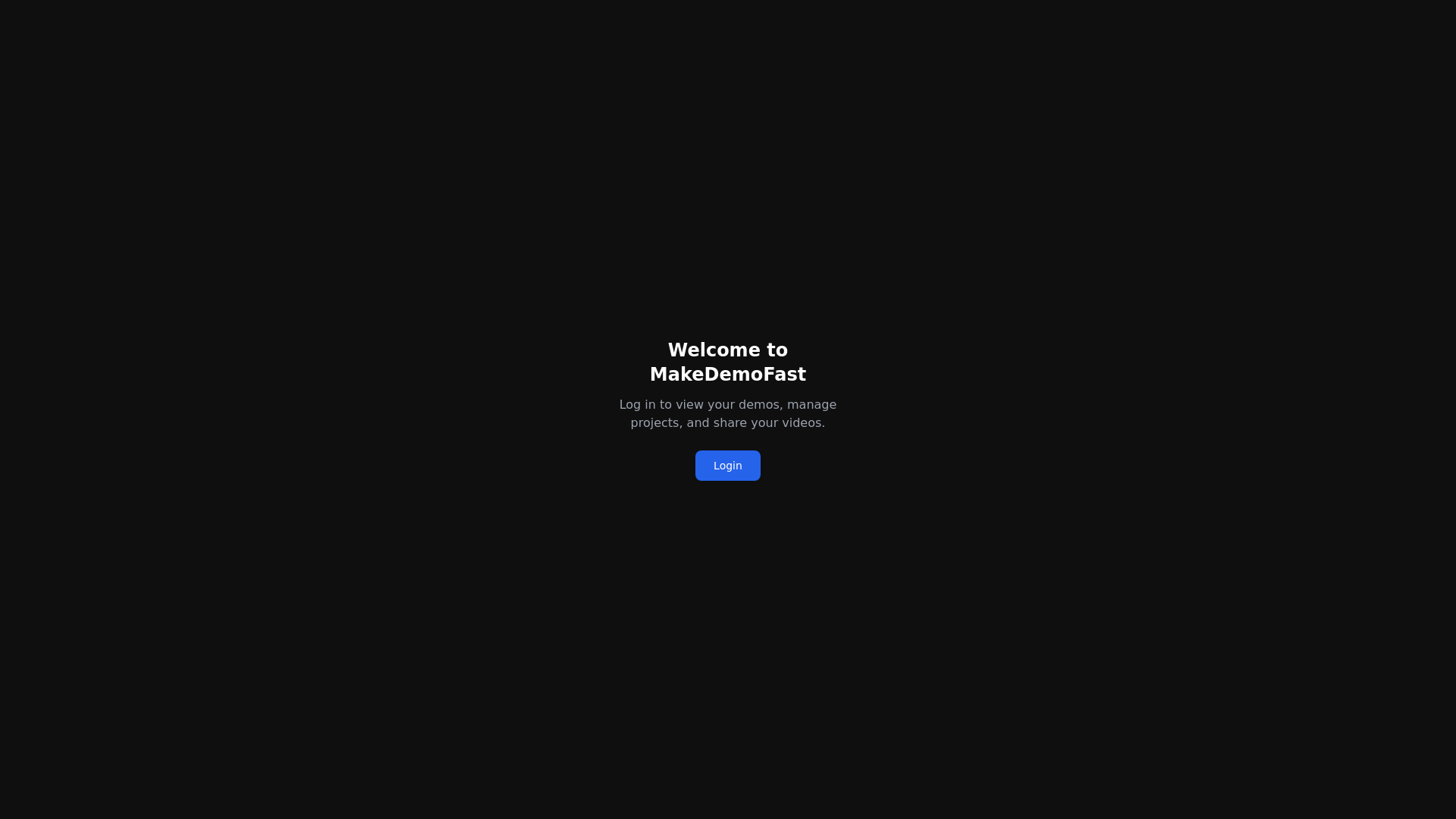 website screenshot of https://makedemofast.pages.dev/