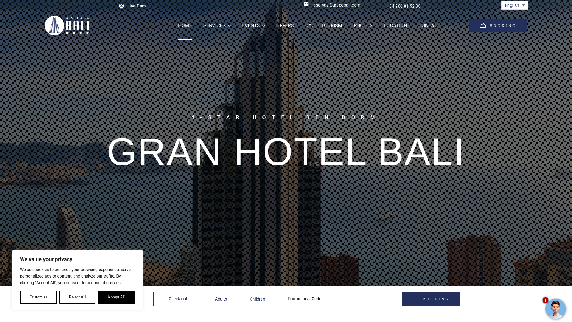 website screenshot of https://www.granhotelbali.com/en/