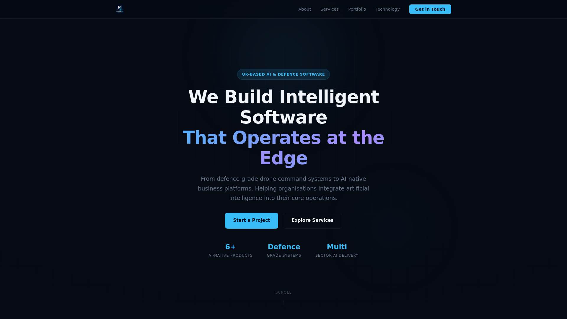 website screenshot of https://northern-edge-software.pages.dev/
