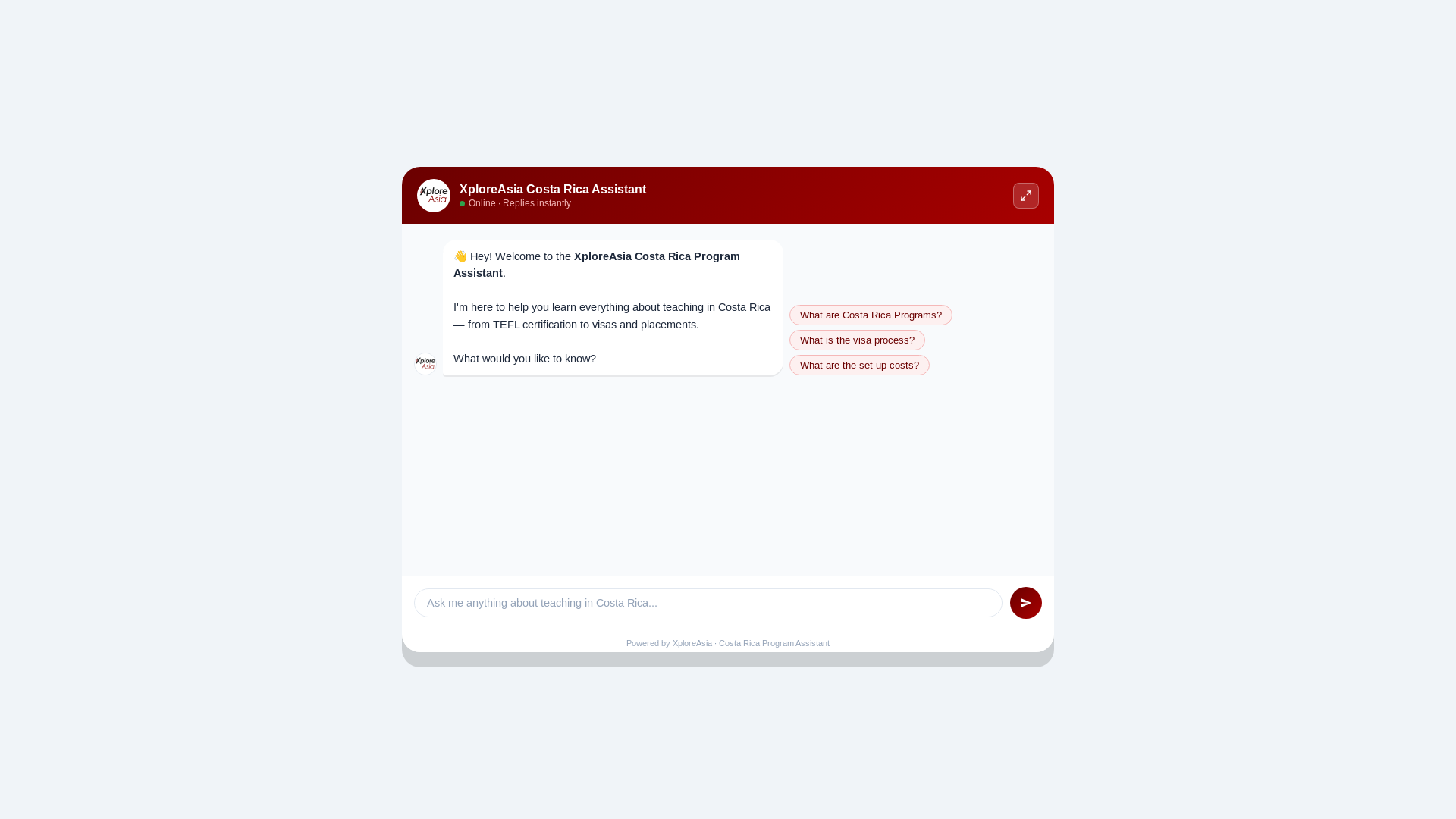 website screenshot of https://xa-costarica.pages.dev/