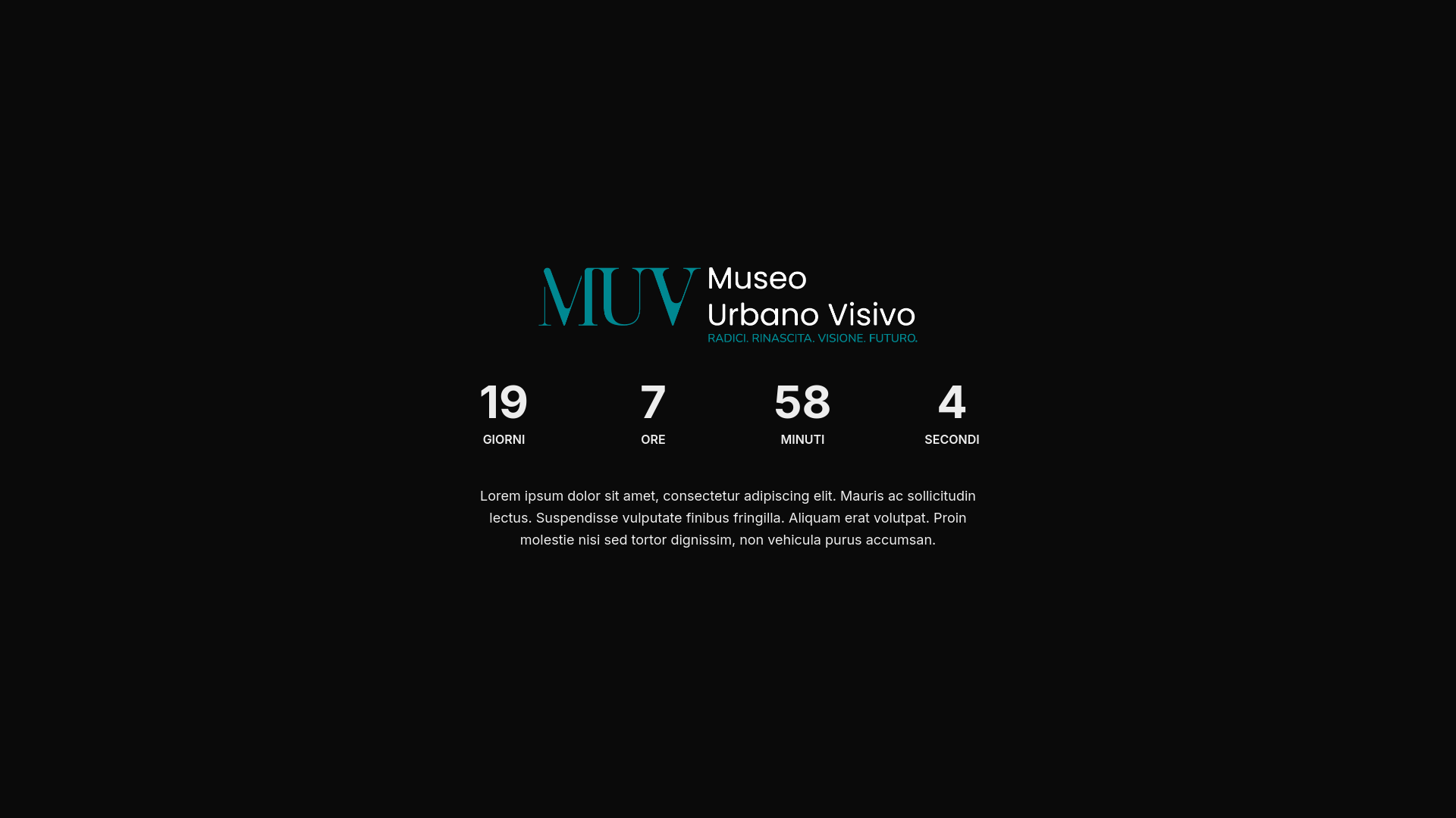 website screenshot of https://museourbanovisivo.eu/