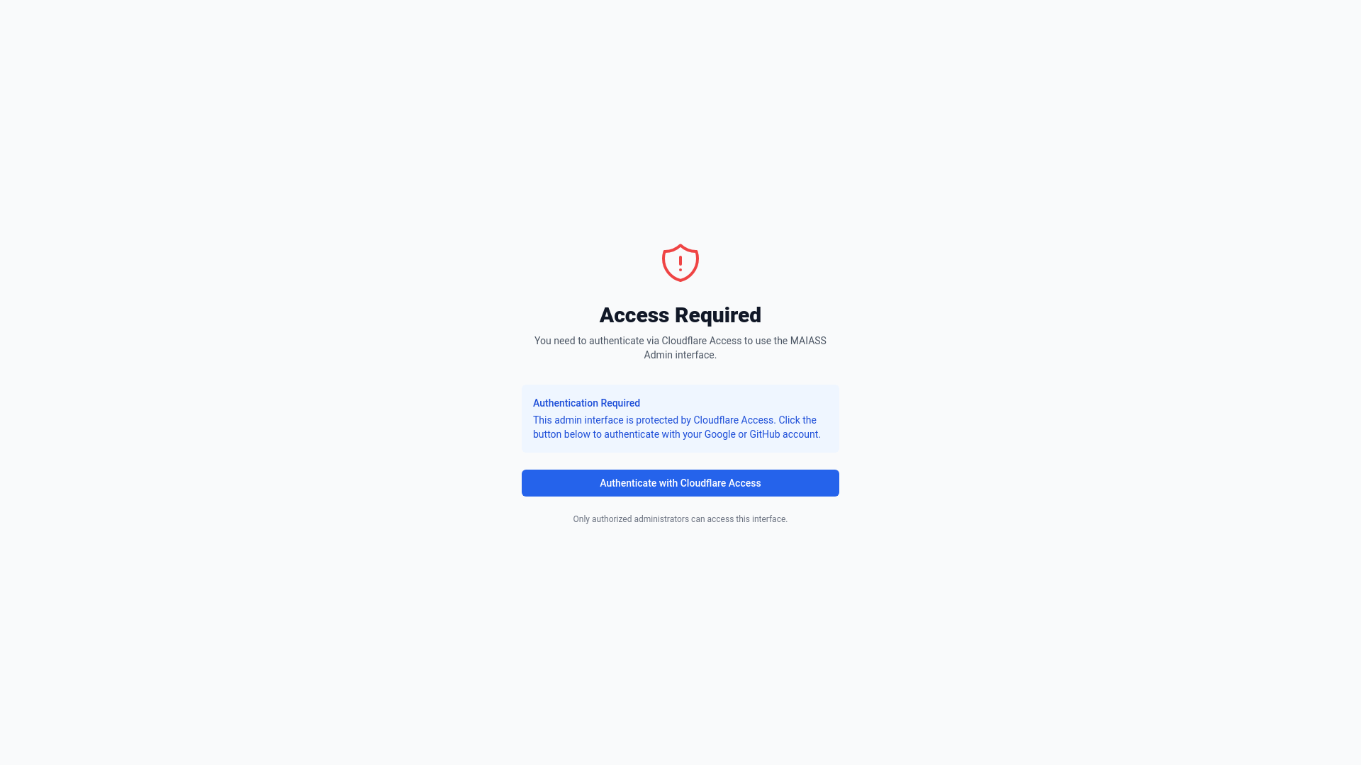 website screenshot of https://maiass-admin.pages.dev/